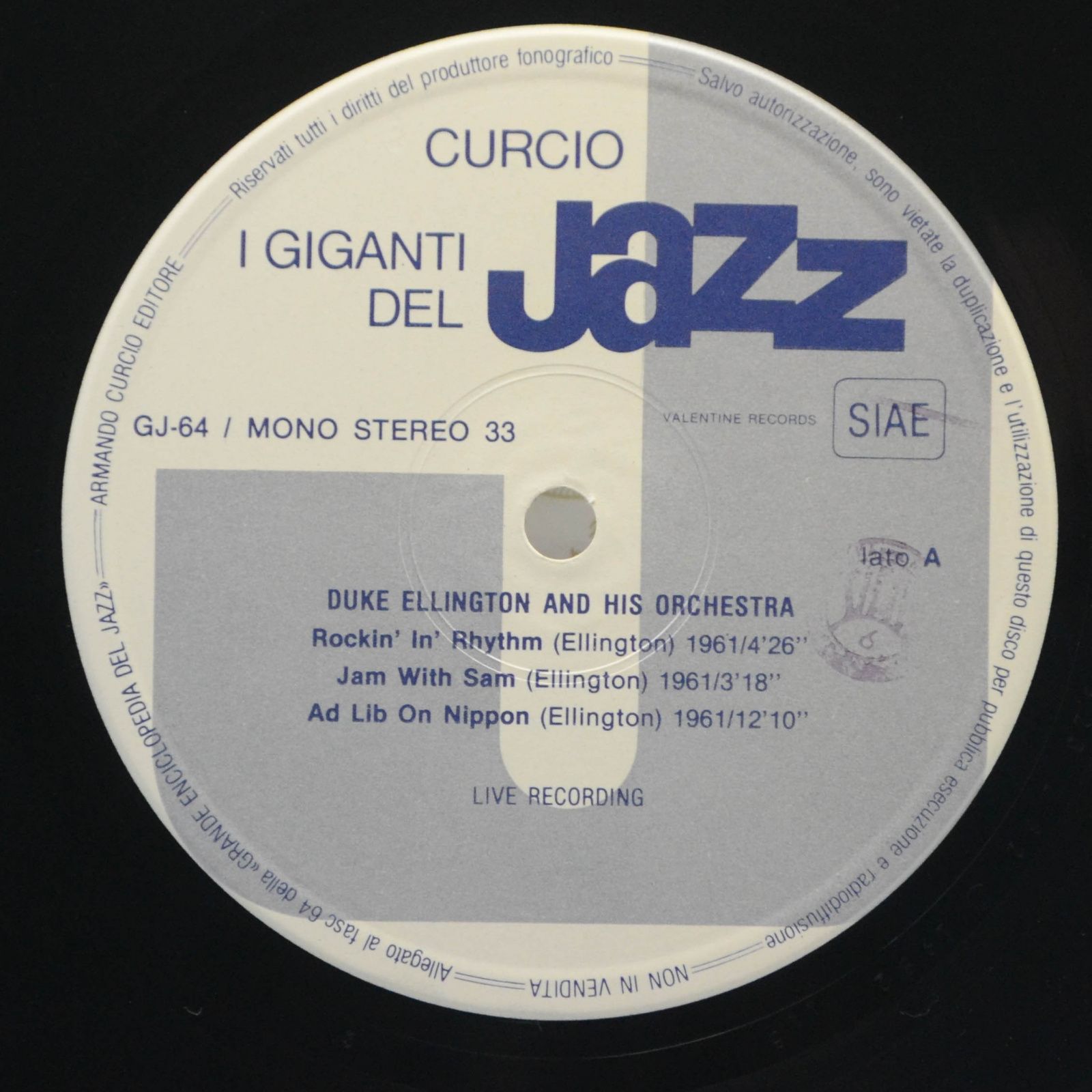 Duke Ellington, Thad Jones, Kenny Dorham, Howard McGhee — Europa Jazz, 1981