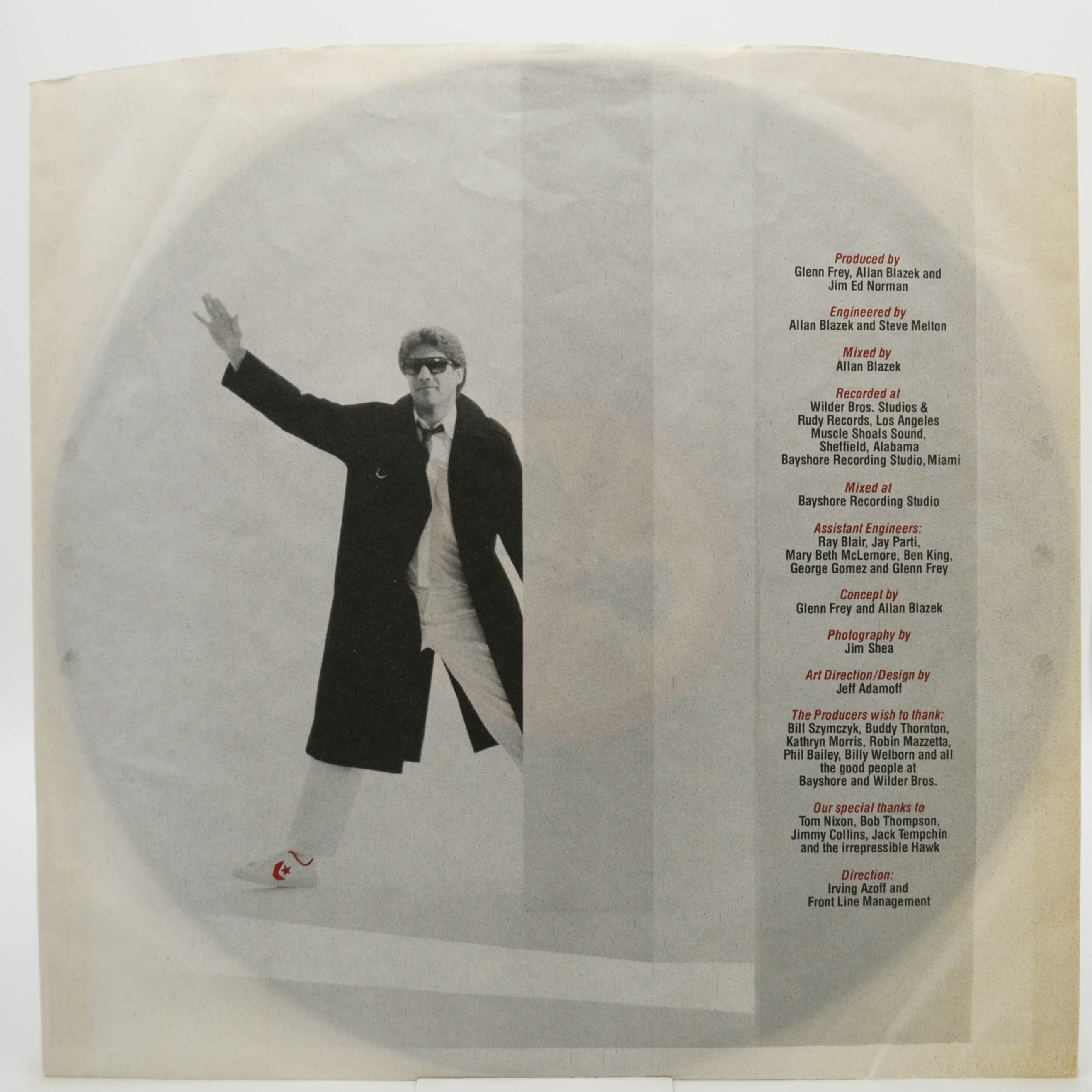 Виниловая пластинка Glenn Frey — No Fun Aloud, 1982