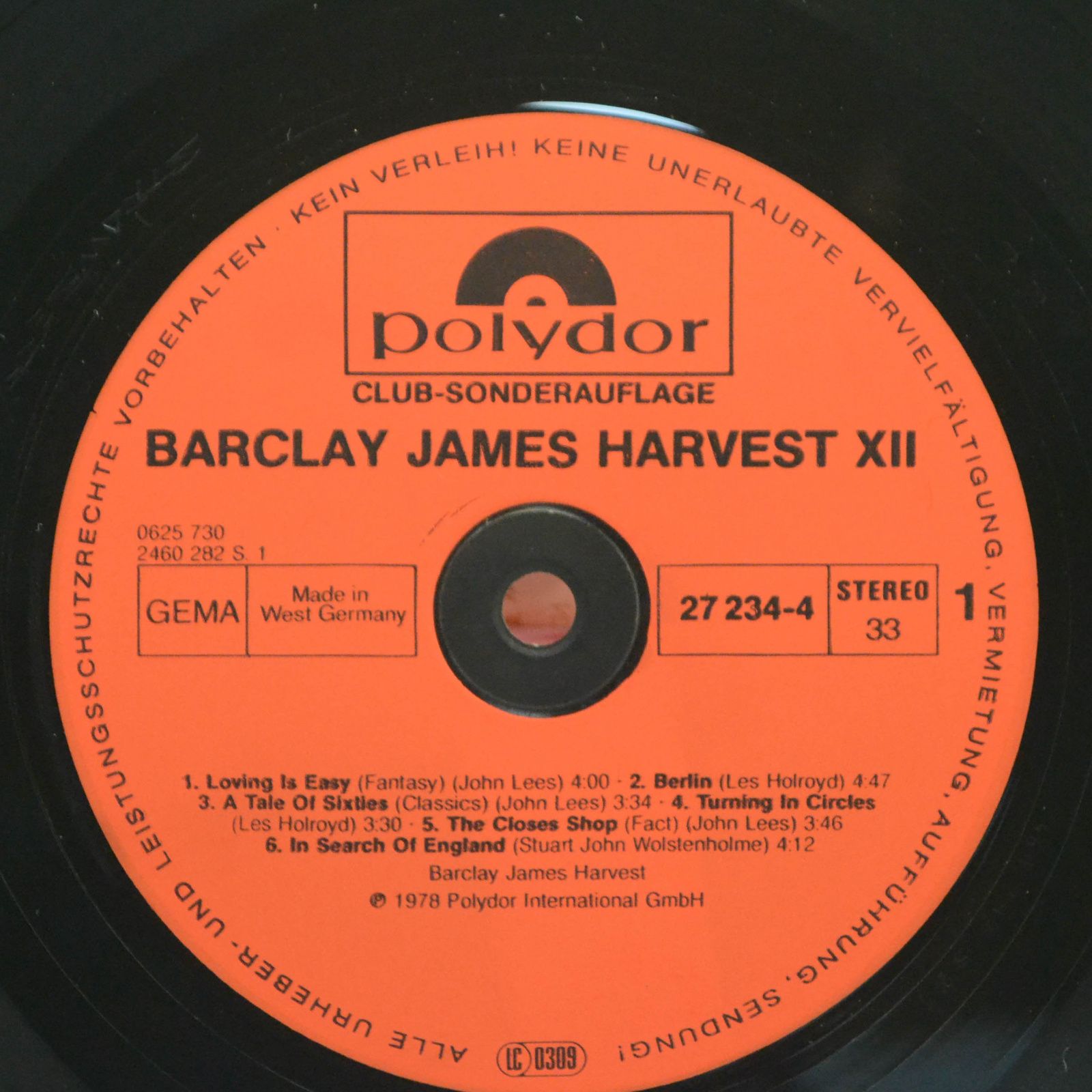 Barclay James Harvest — XII, 1978