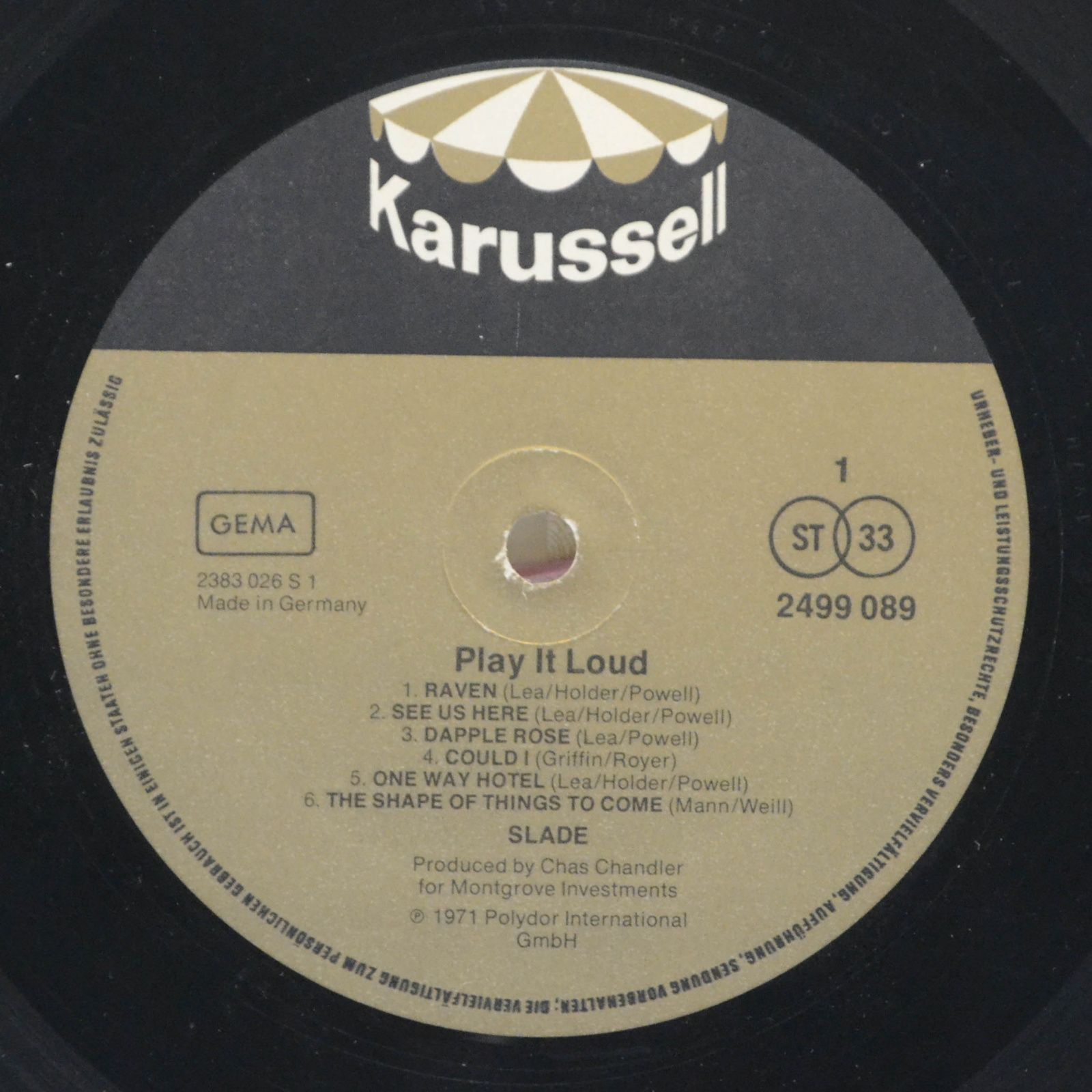 Slade — Play It Loud, 1970