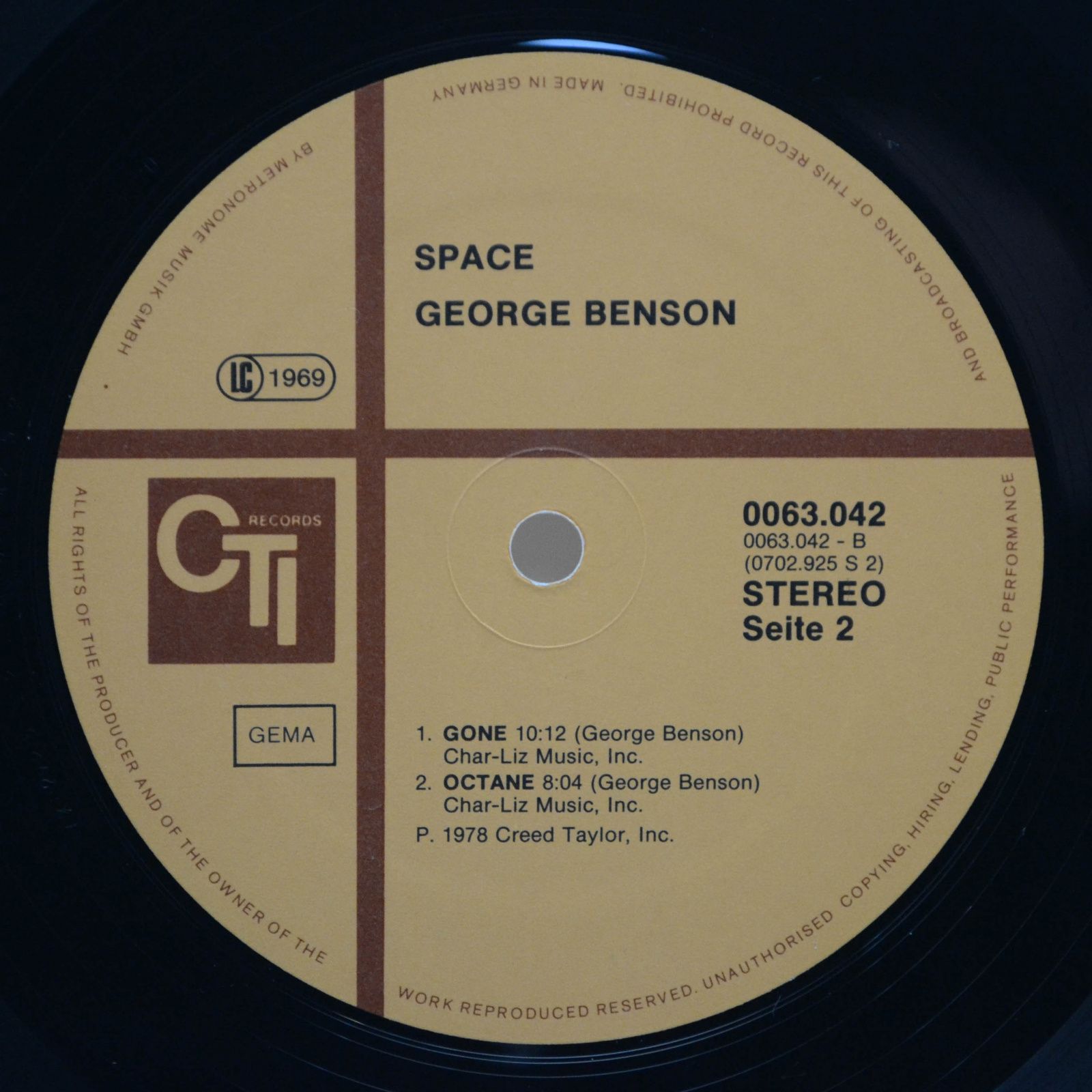 George Benson — Space, 1978
