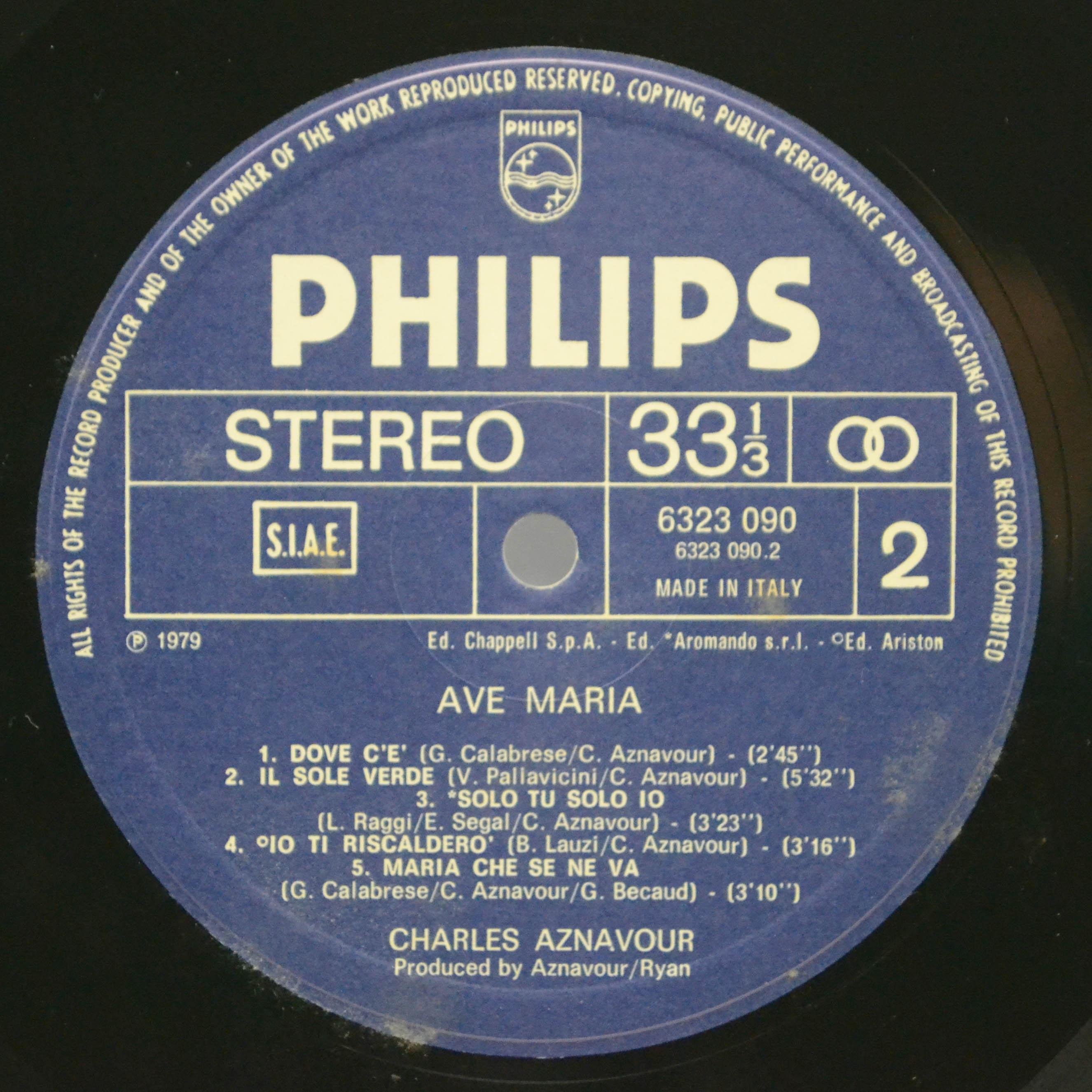 Charles Aznavour — Ave Maria, 1979