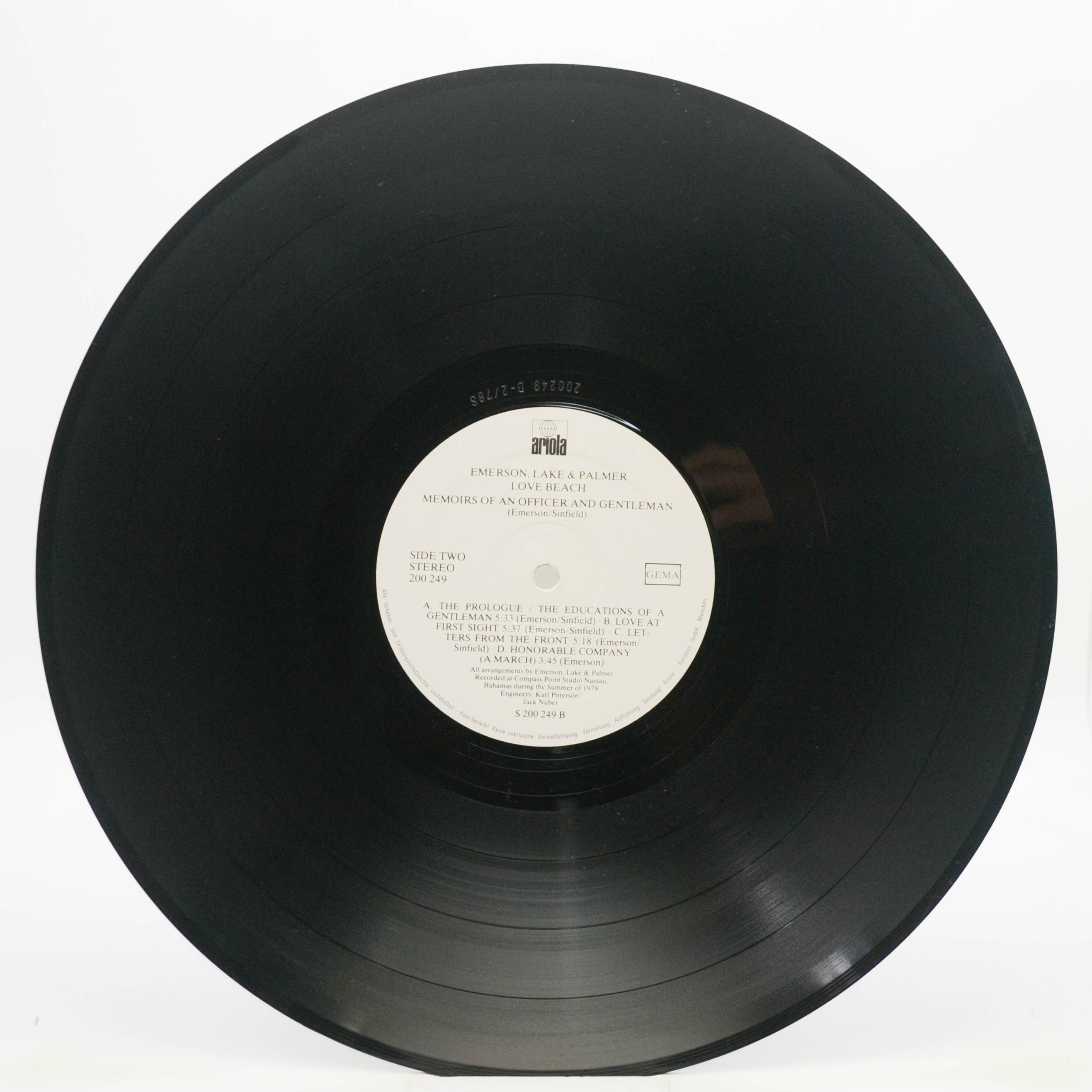 Emerson, Lake & Palmer — Love Beach, 1978