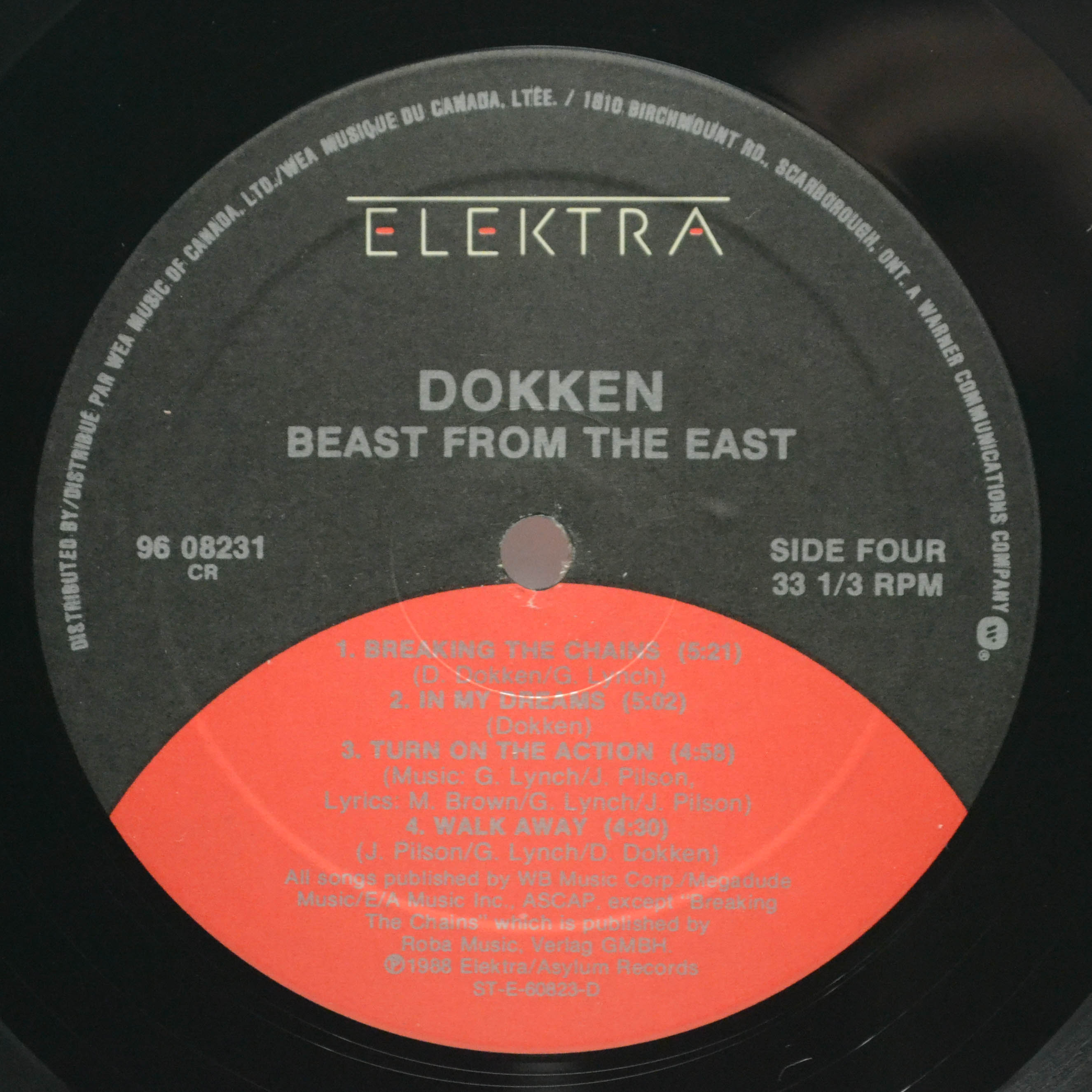 Dokken — Beast From The East (2LP), 1988