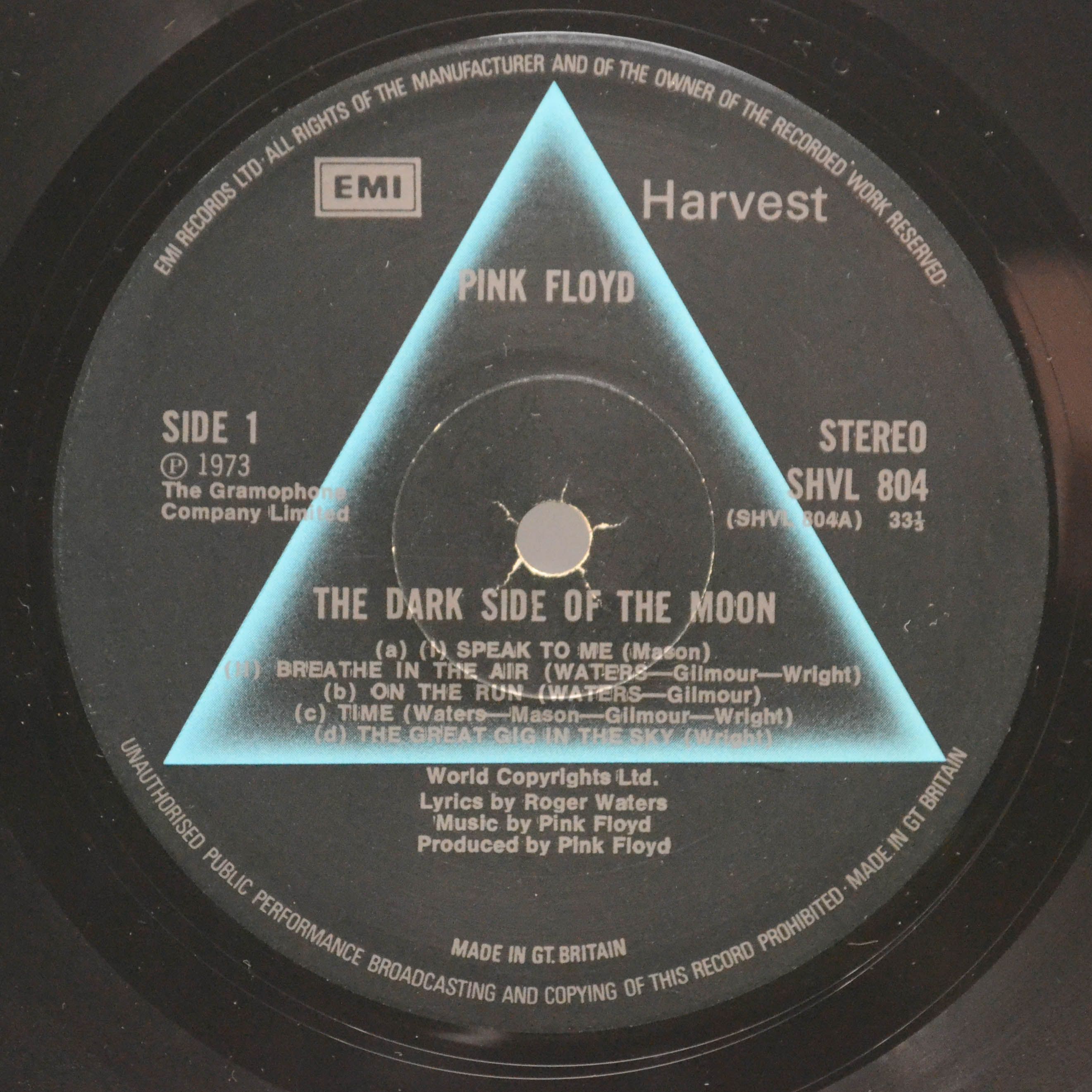 Pink Floyd — The Dark Side Of The Moon (UK), 1973