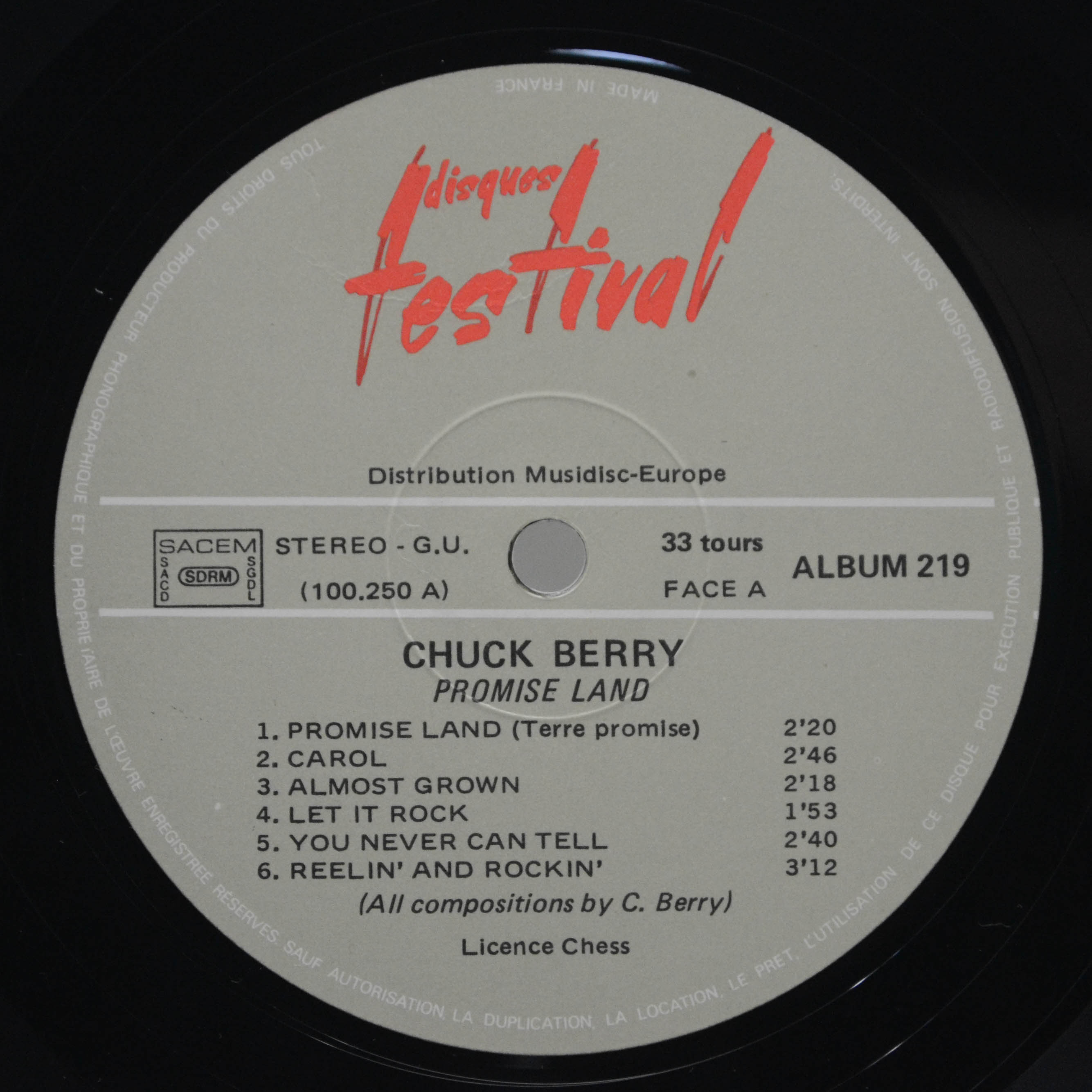 Chuck Berry — Promise Land (Terre Promise) (2LP), 1976