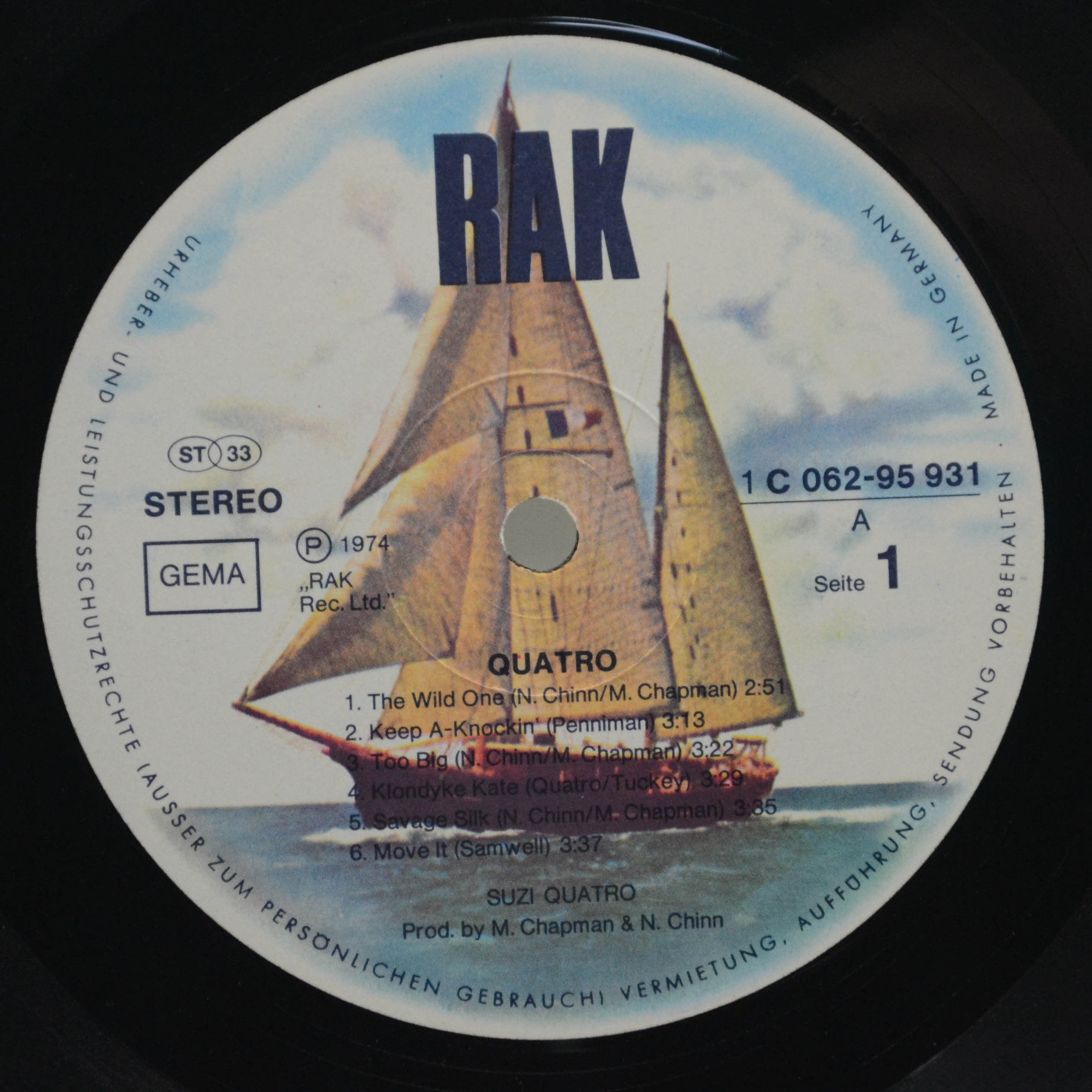 Suzi Quatro — Quatro, 1974