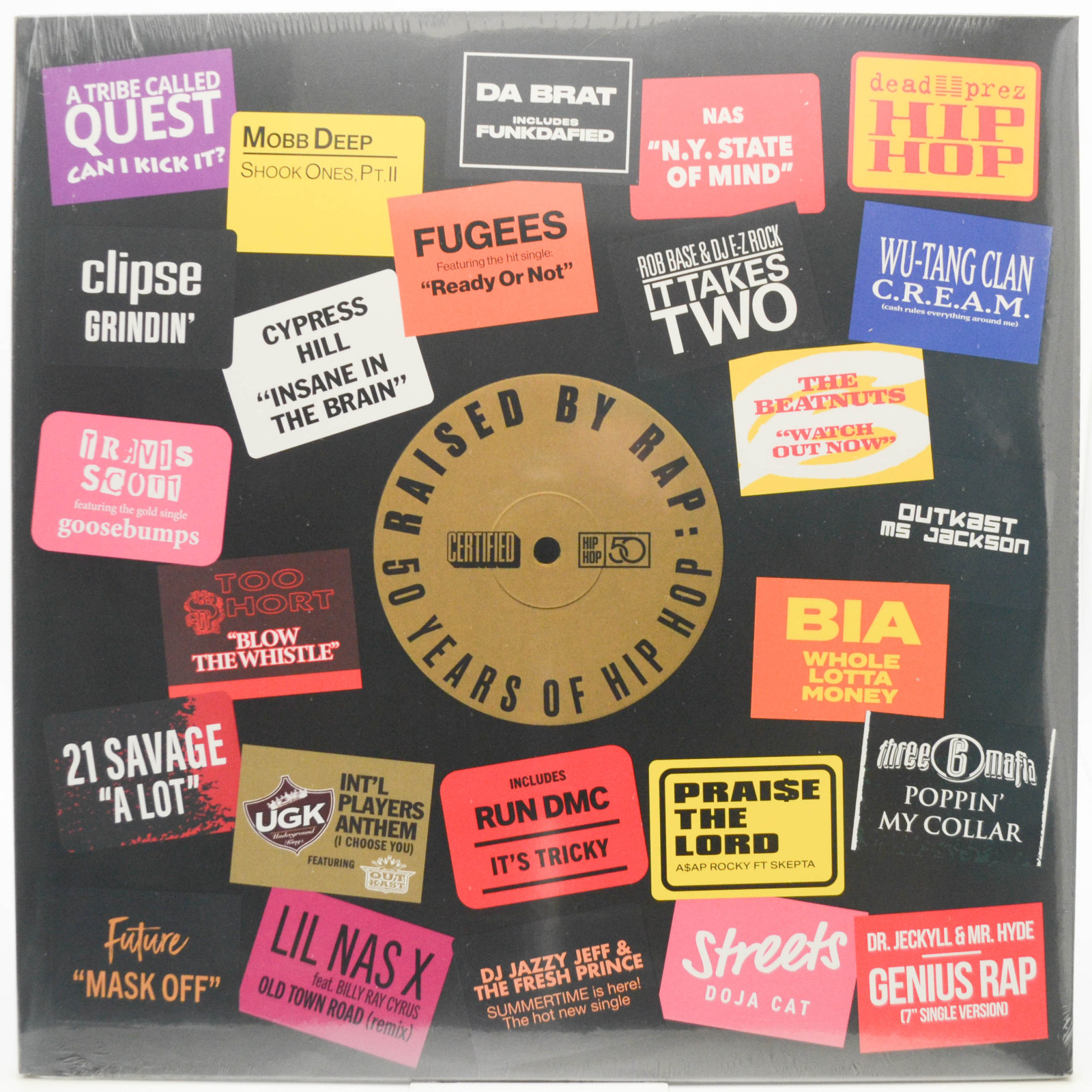 Various — Raised By Rap: 50 Years Of Hip Hop (2LP), 2023