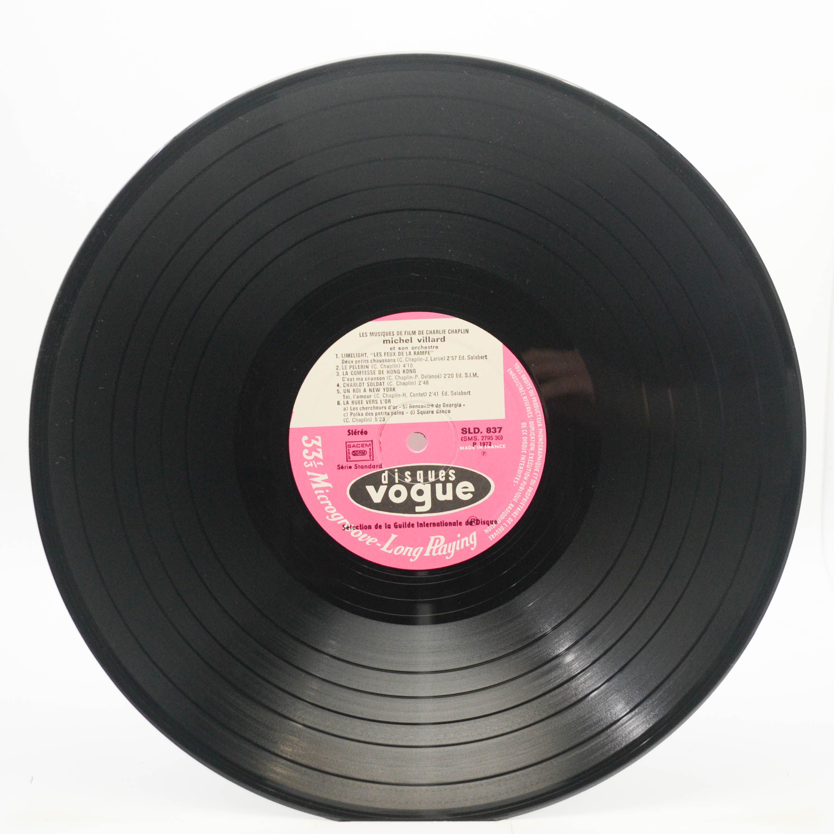 Charlie Chaplin - Michel Villard — Les Musiques Des Films De Charlie Chaplin (1-st, France), 1972