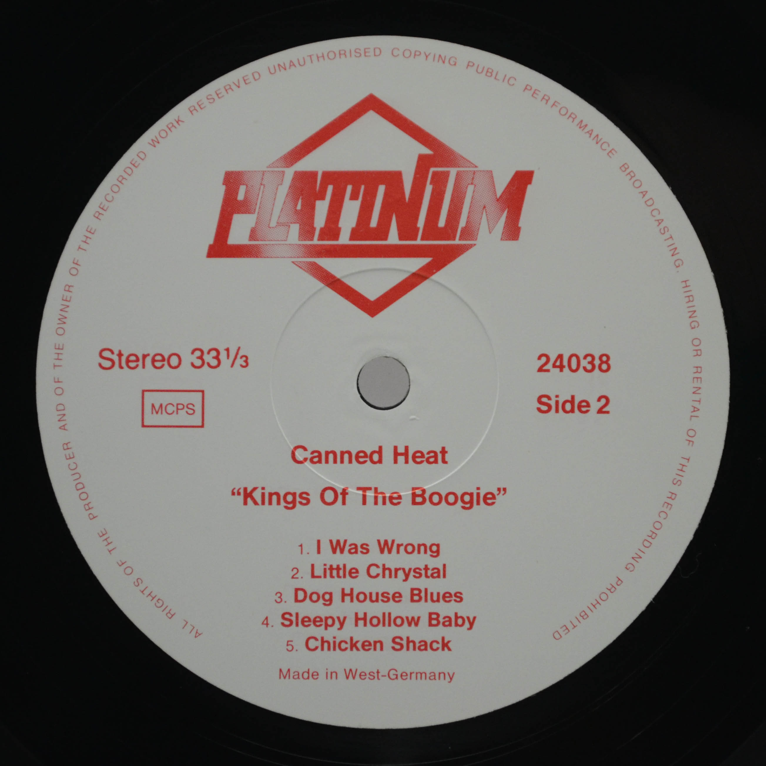 Canned Heat — Kings Of The Boogie, 1985