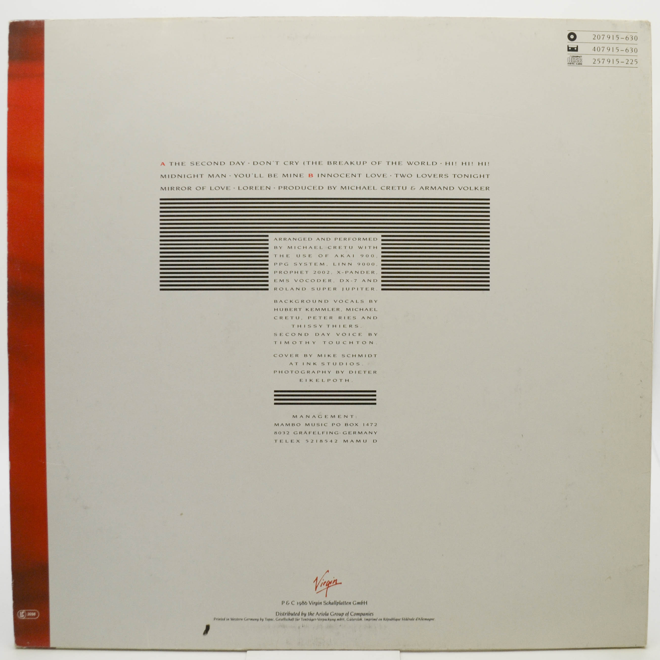 Sandra — Mirrors, 1986