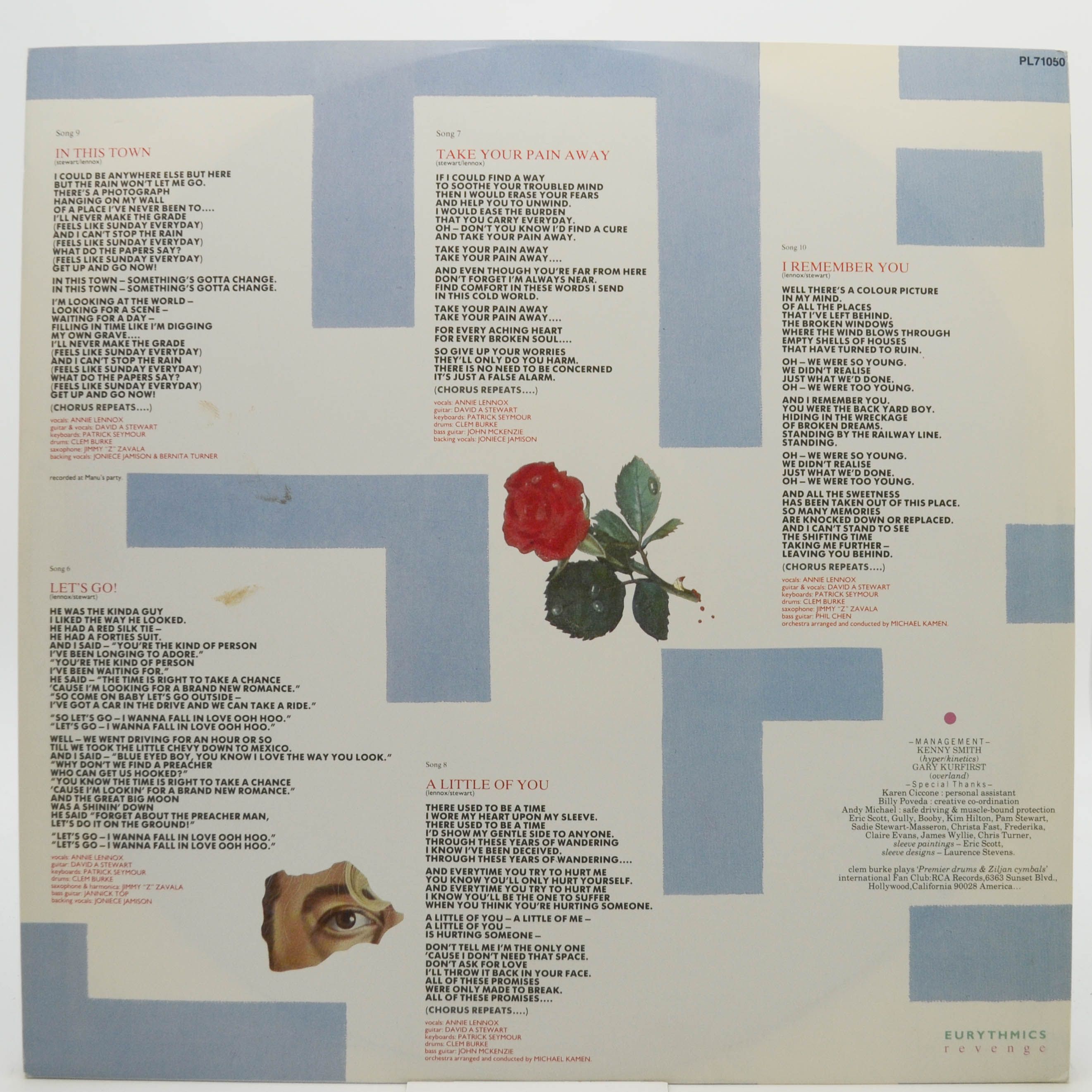 Eurythmics — Revenge, 1986