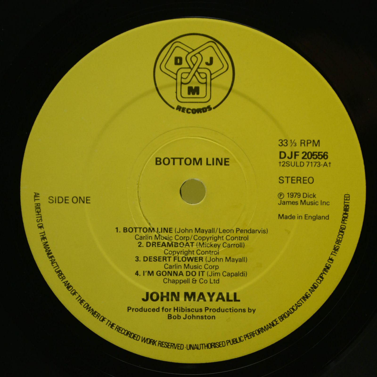 John Mayall — Bottom Line (UK), 1979