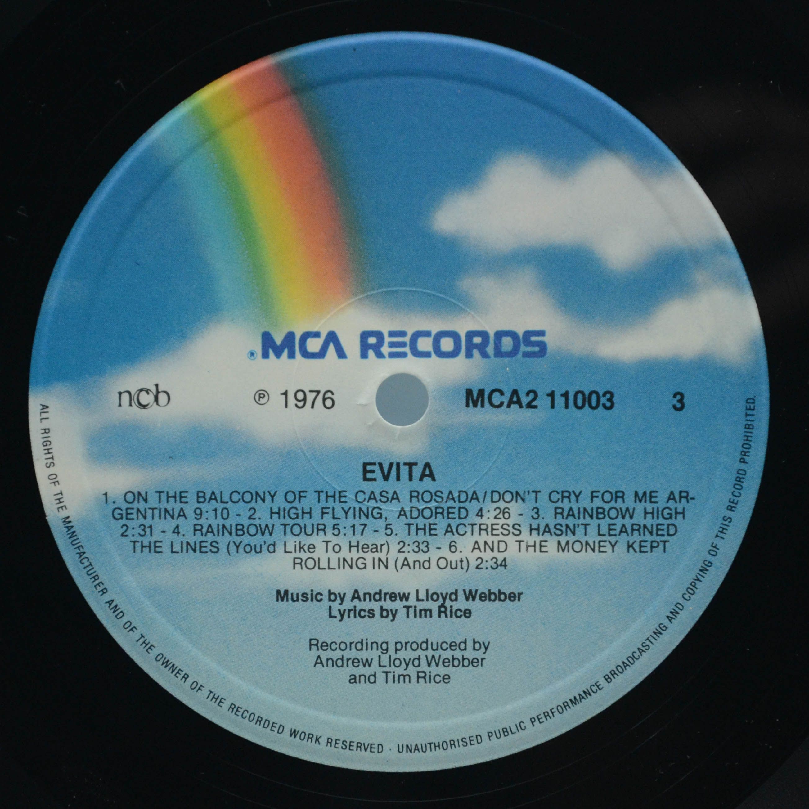 Andrew Lloyd Webber, Tim Rice — Evita (2LP, booklet), 1976