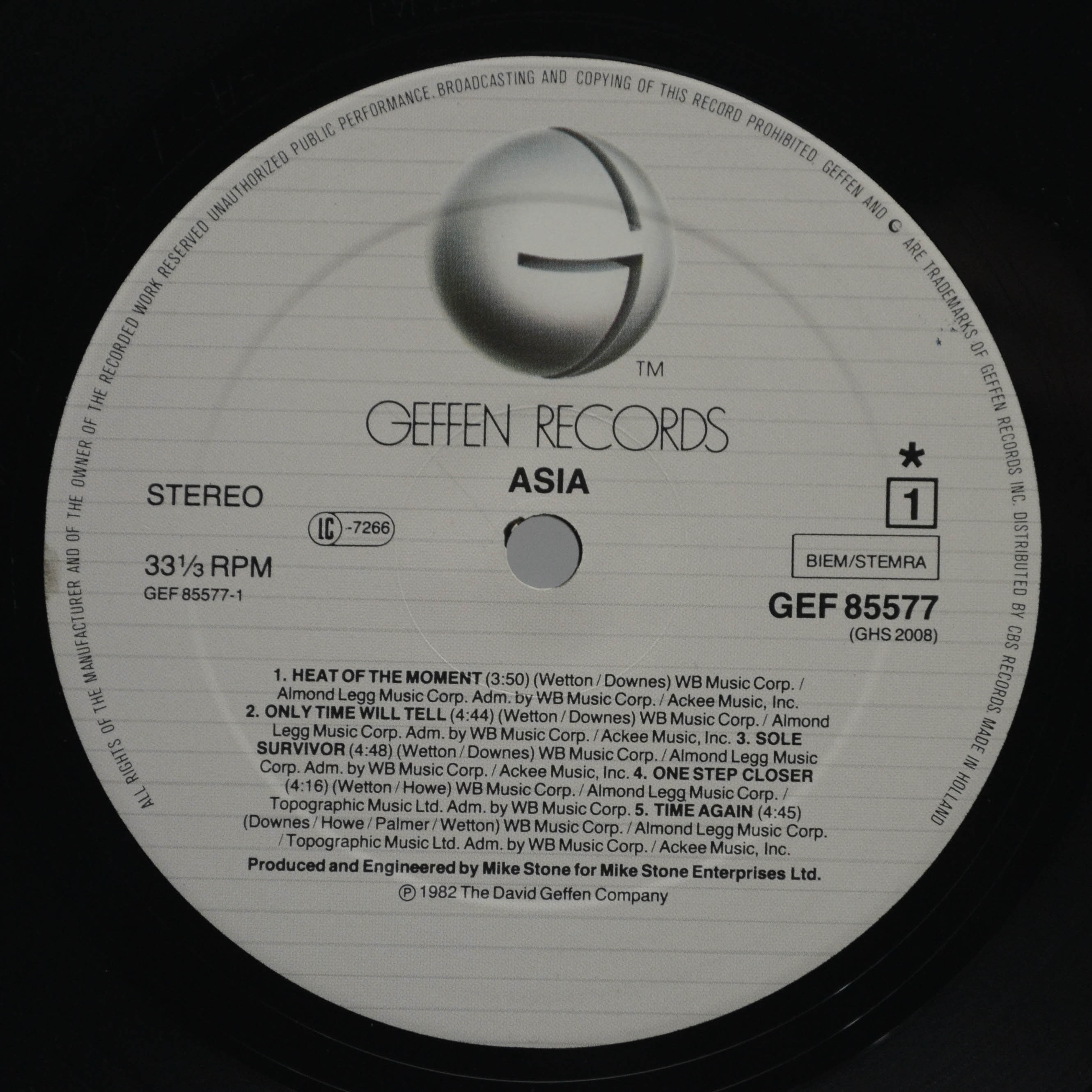 Asia — Asia, 1982