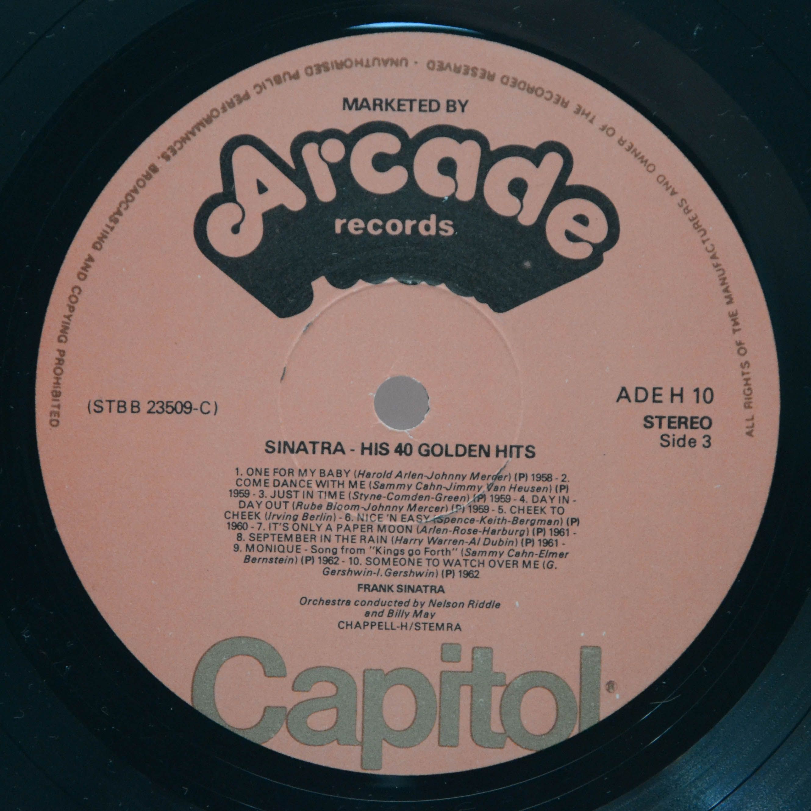 Виниловая пластинка Frank Sinatra — 40 Golden Hits (2LP), 1975
