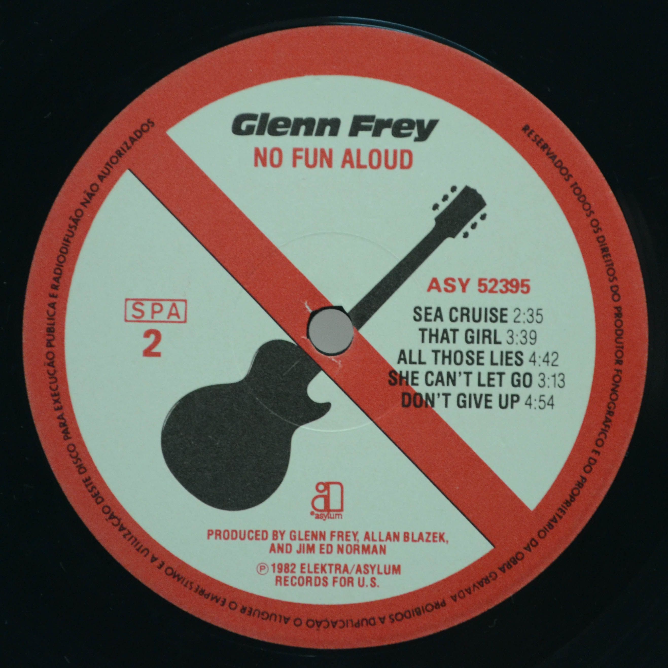 Glenn Frey — No Fun Aloud, 1982