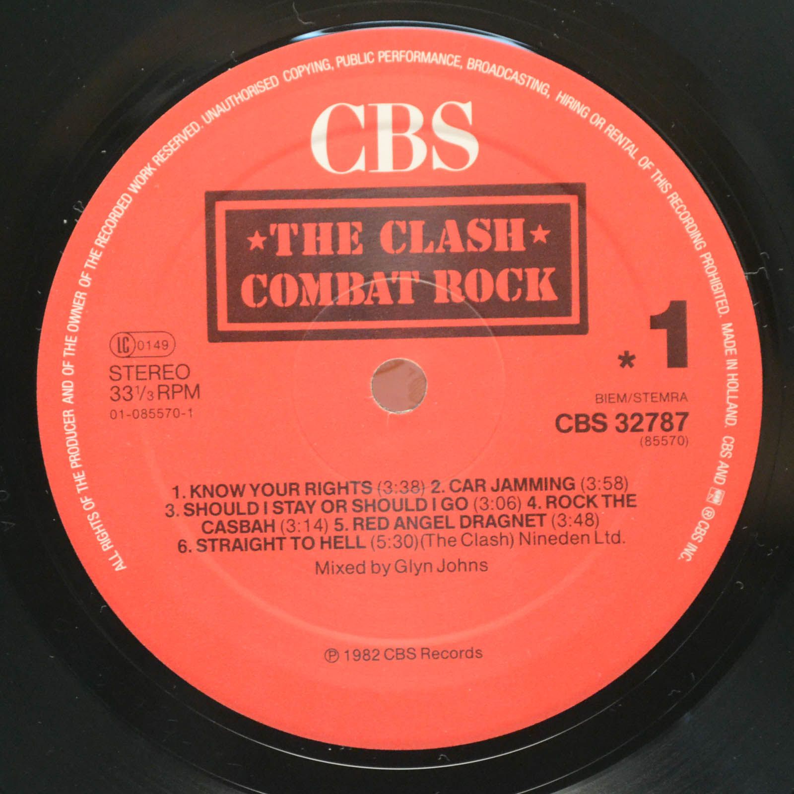 Clash — Combat Rock, 1982