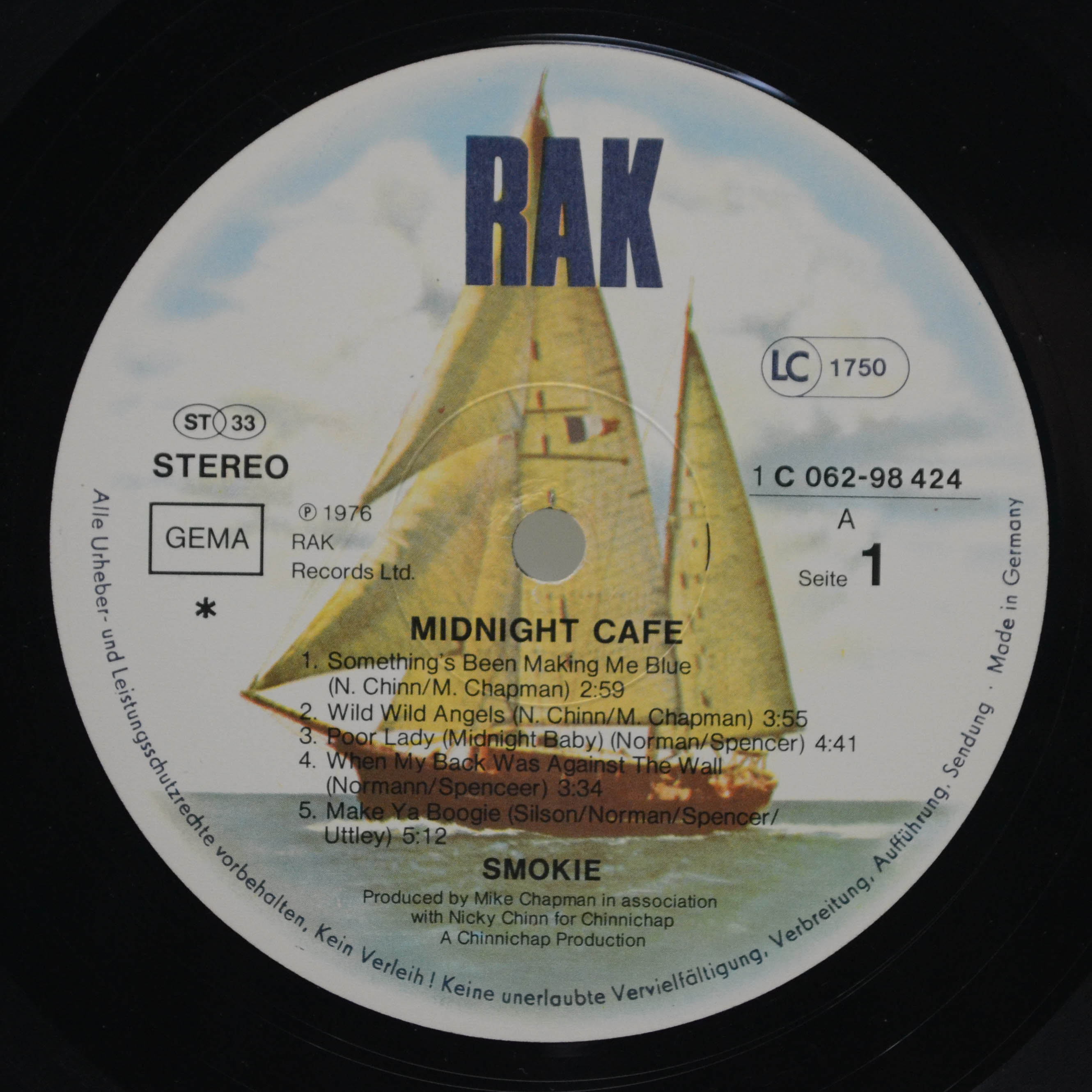 Smokie — Midnight Café, 1976