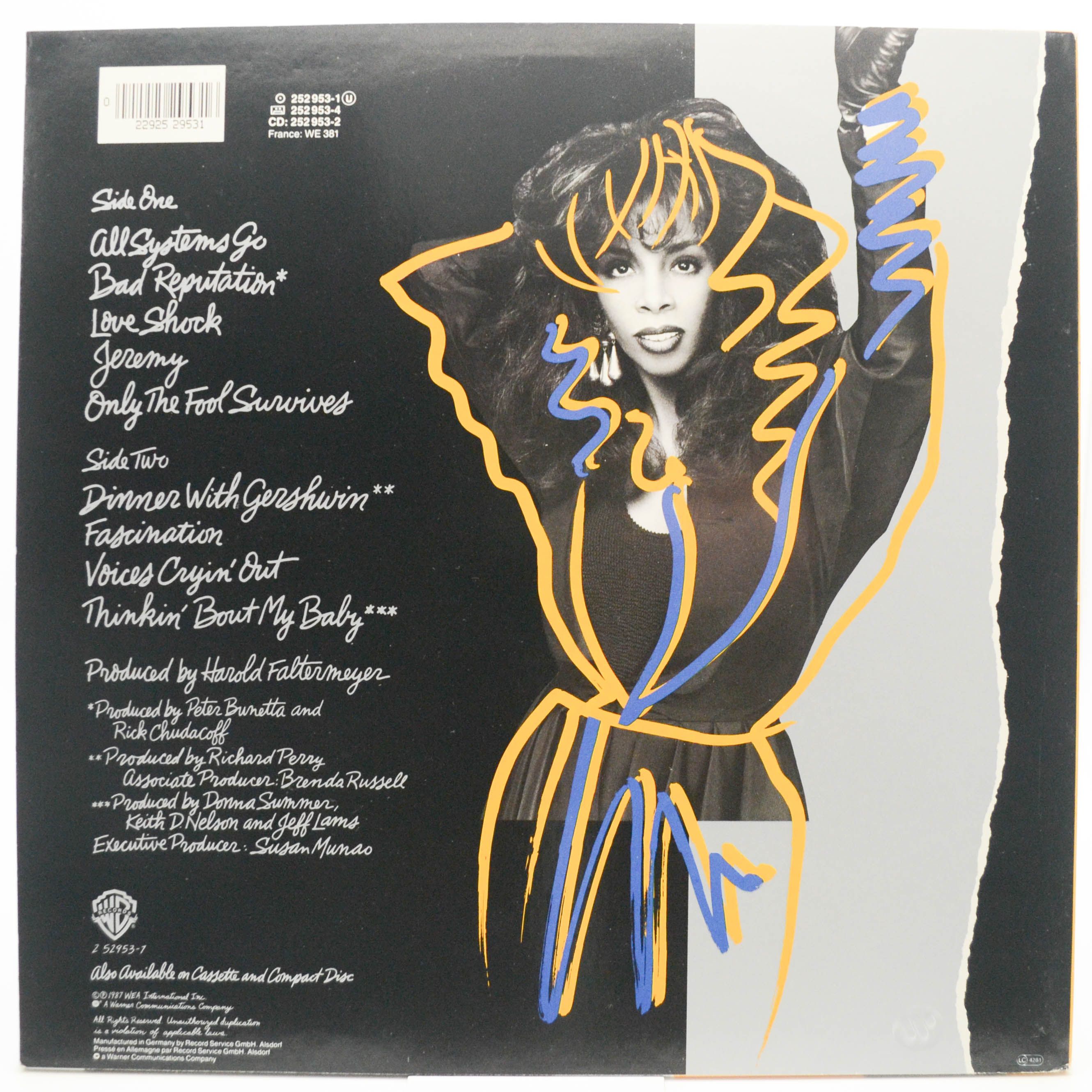 Donna Summer — All Systems Go, 1987