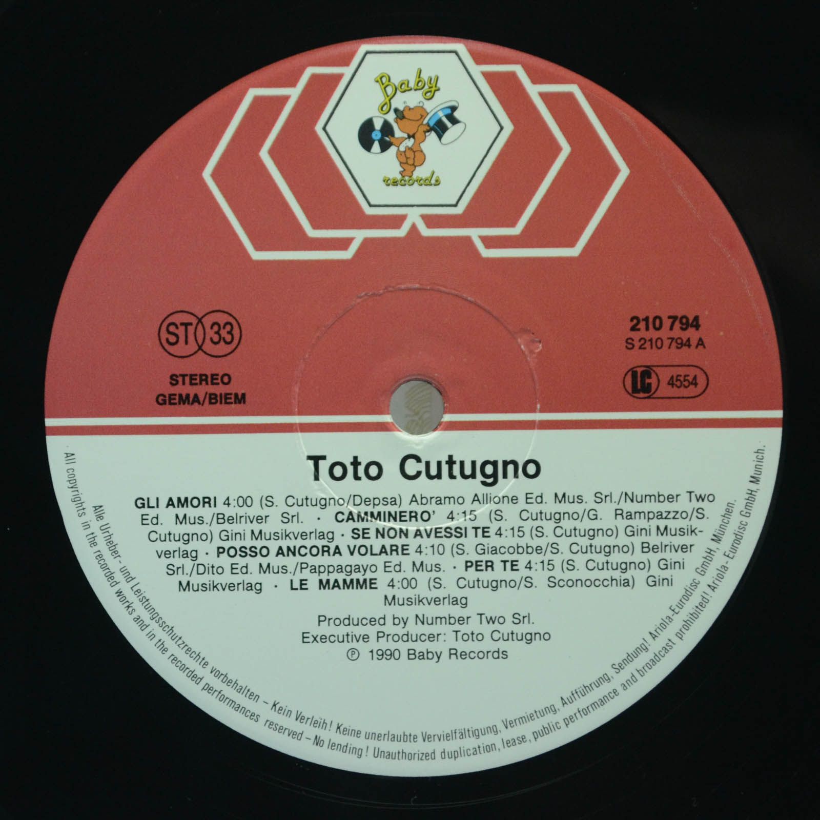 Toto Cutugno — Toto Cutugno, 1990