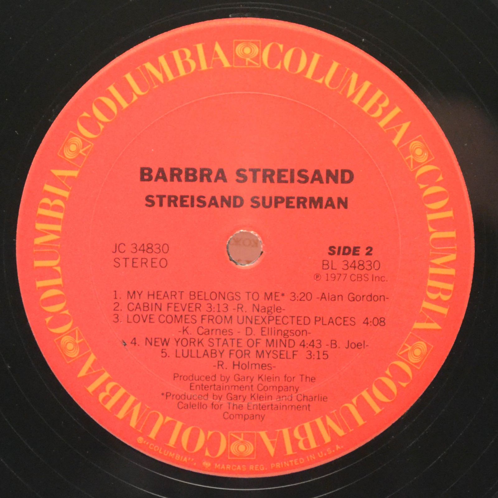 Barbra Streisand — Streisand Superman (1-st, USA), 1977