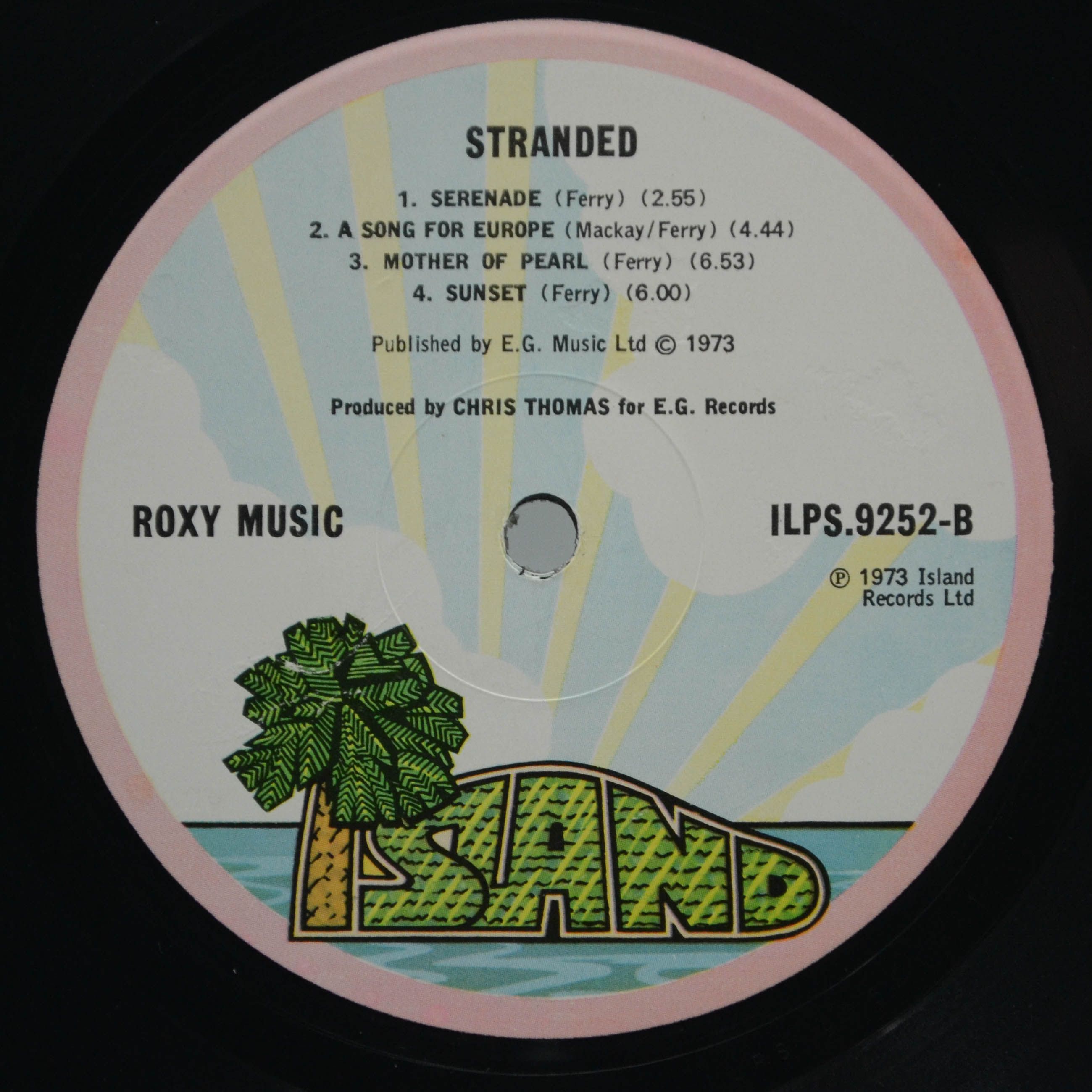 Roxy Music — Stranded (1-st, UK), 1973