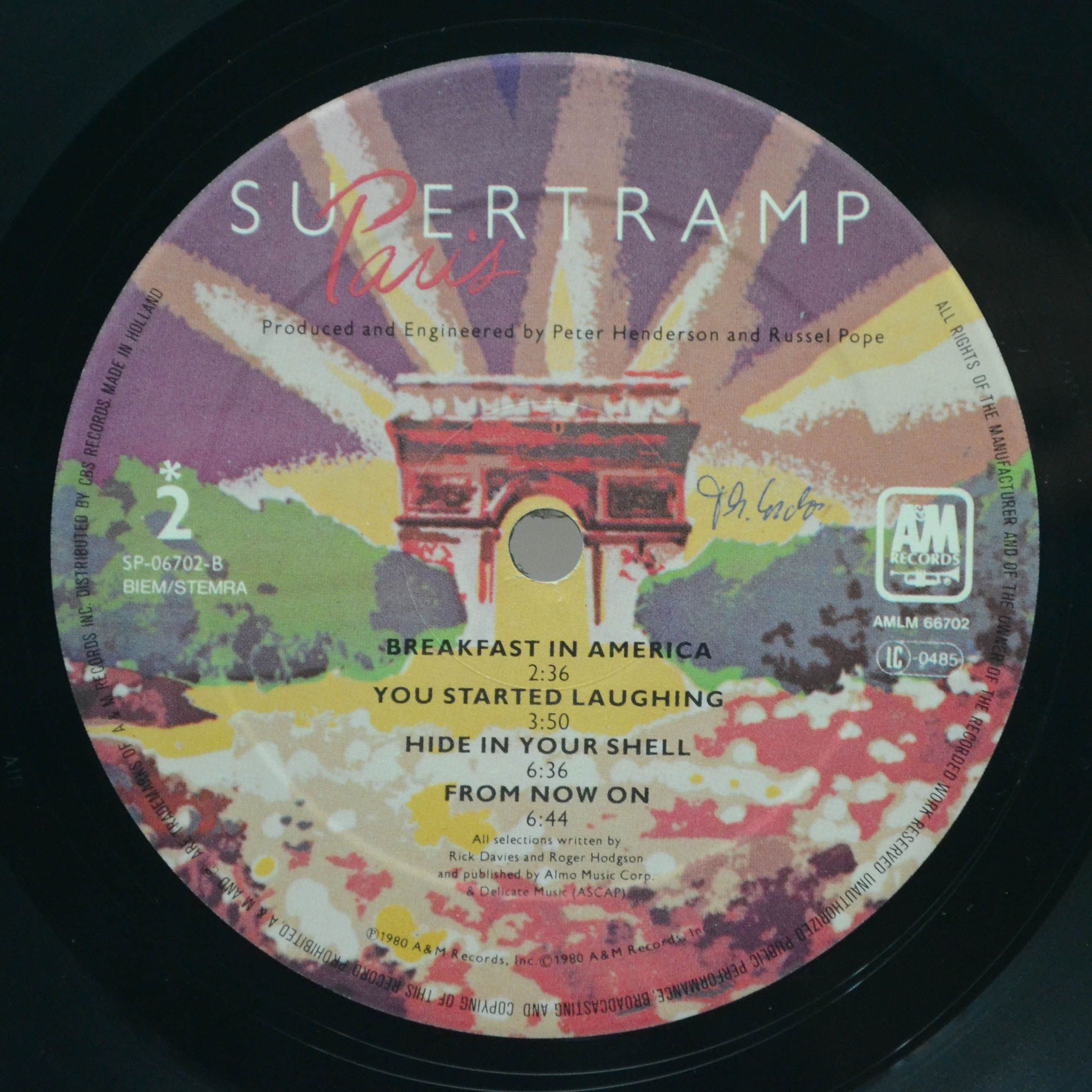 Supertramp — Paris (2LP), 1980