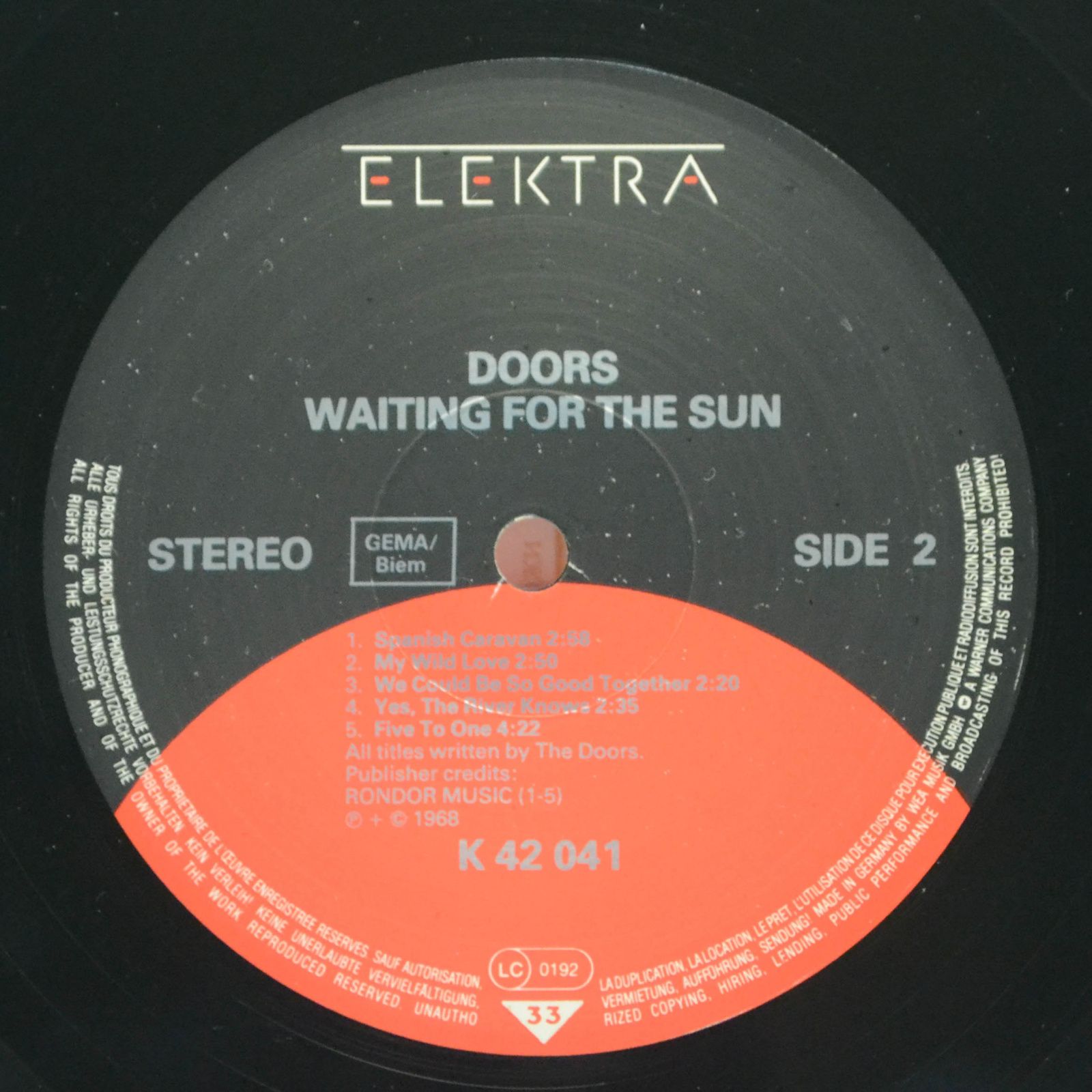 Doors — Waiting For The Sun, 1967