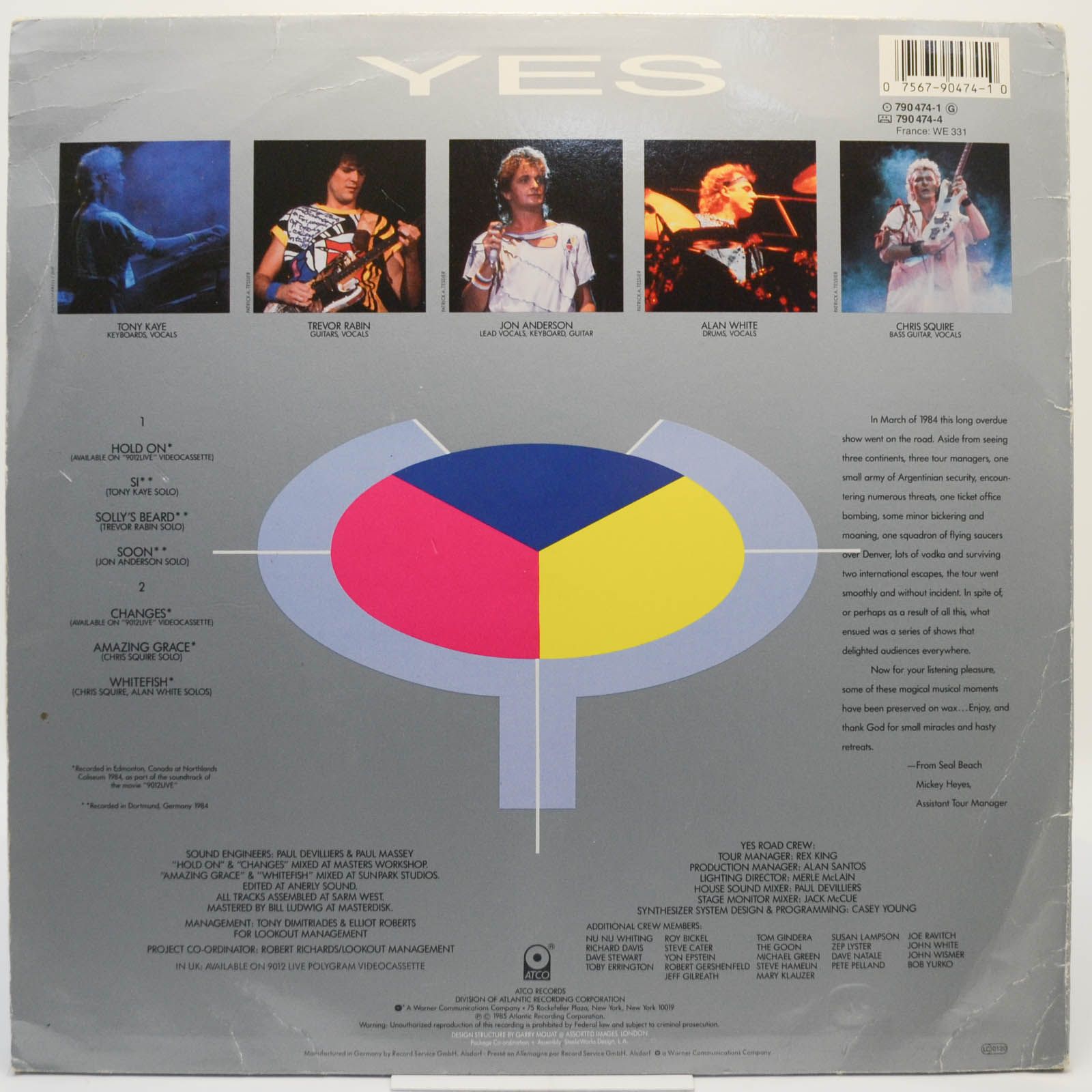 Yes — 9012Live • The Solos, 1985