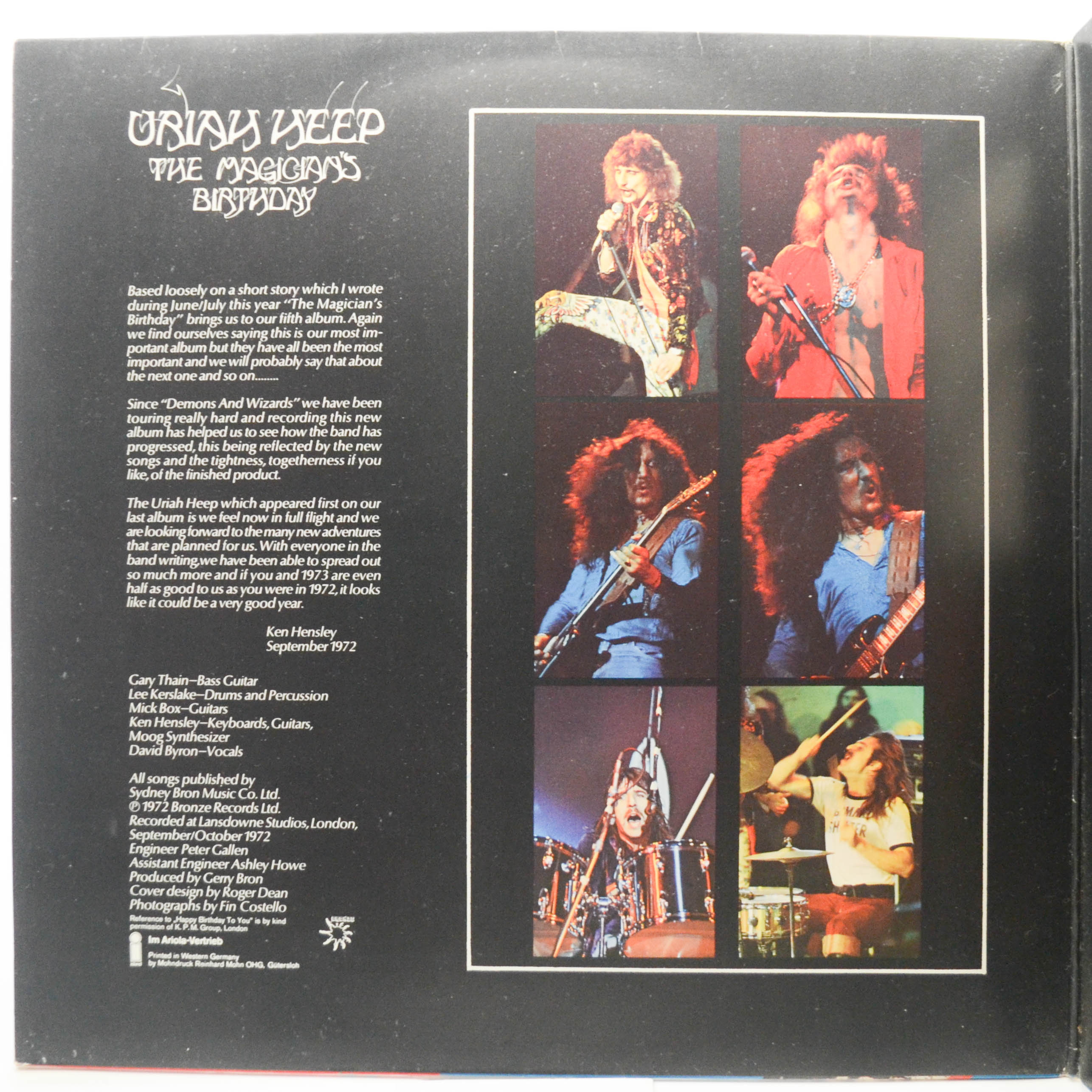 Uriah Heep — The Magician's Birthday, 1972