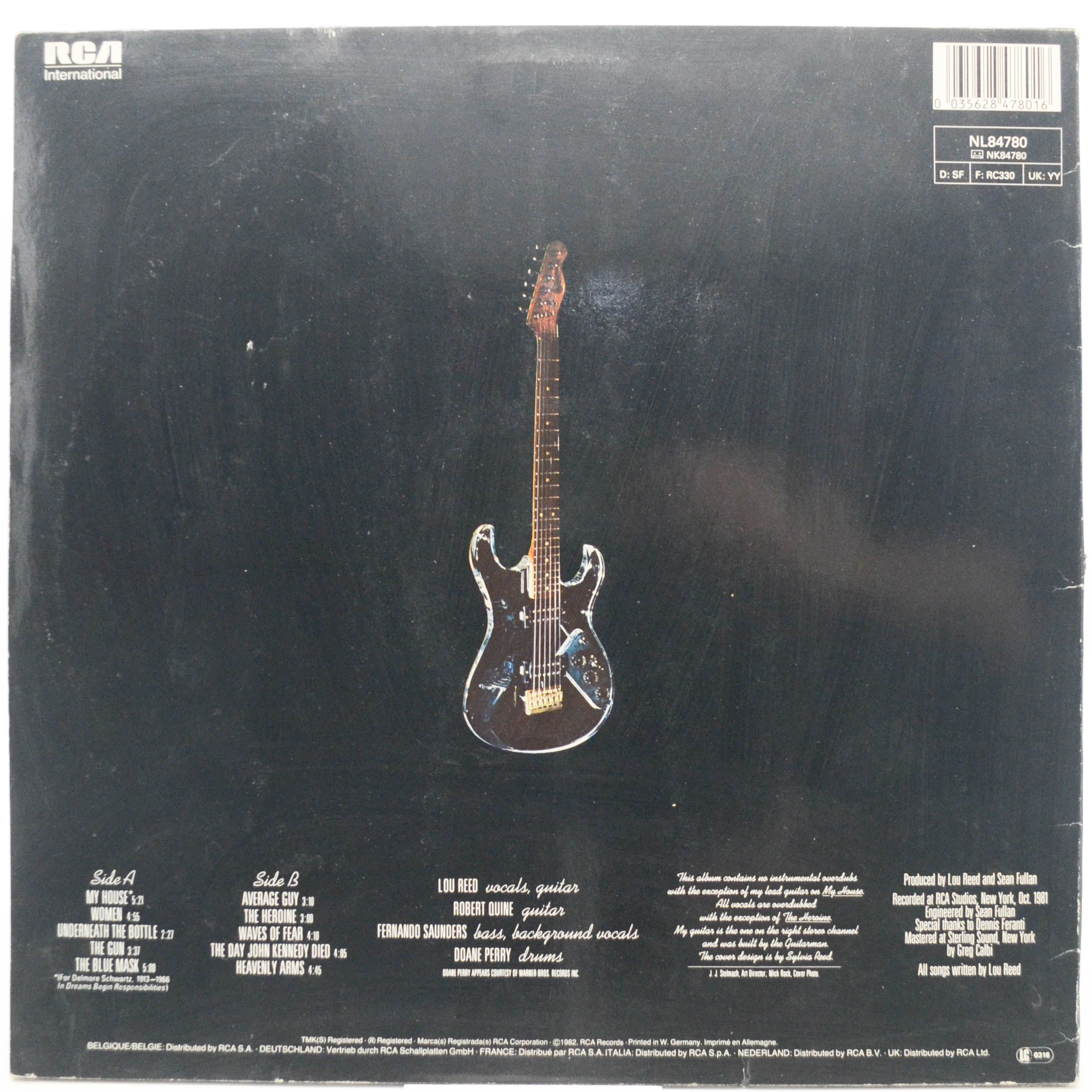 Lou Reed — The Blue Mask, 1982