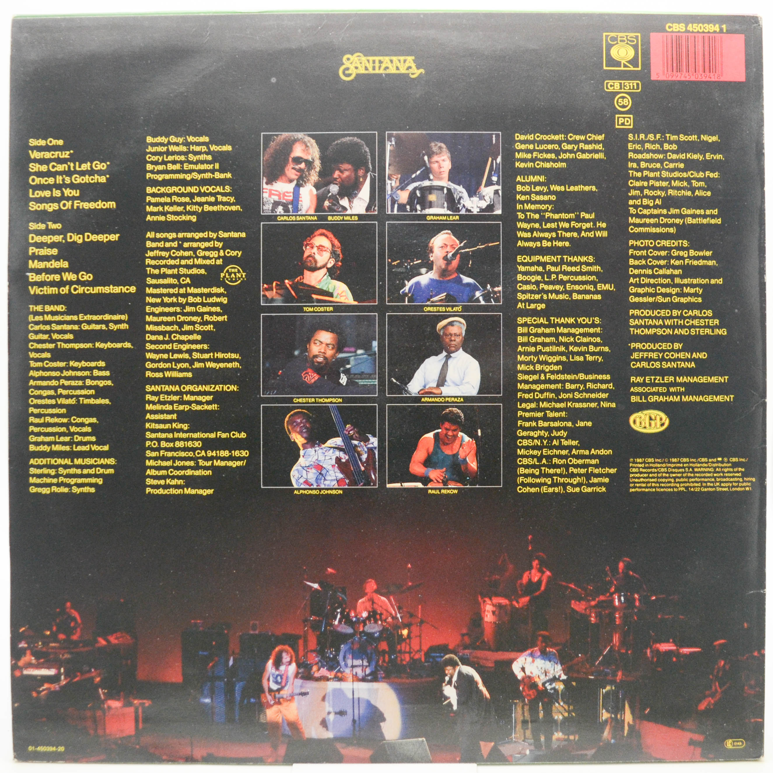 Santana — Freedom, 1987