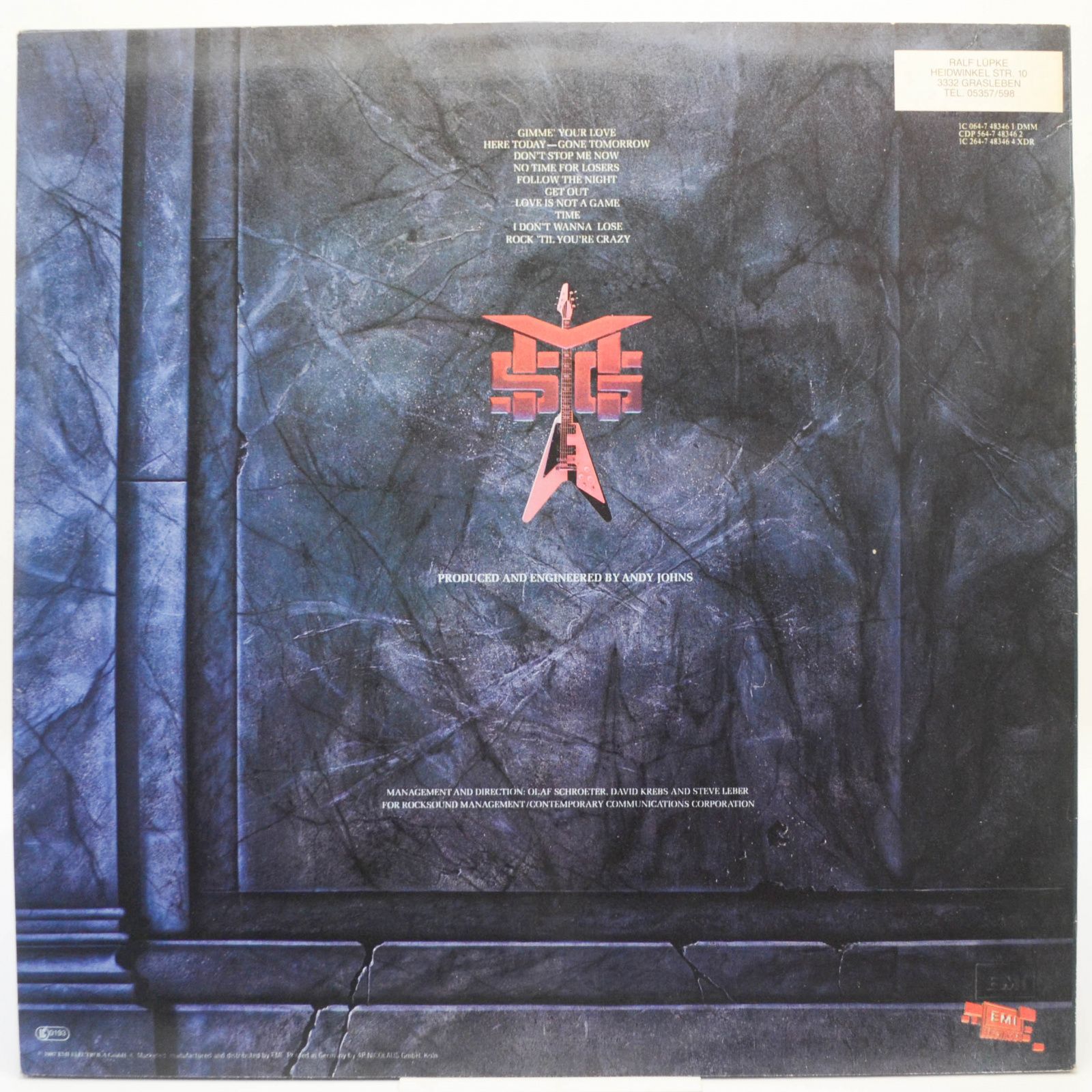 McAuley Schenker Group — Perfect Timing, 1987