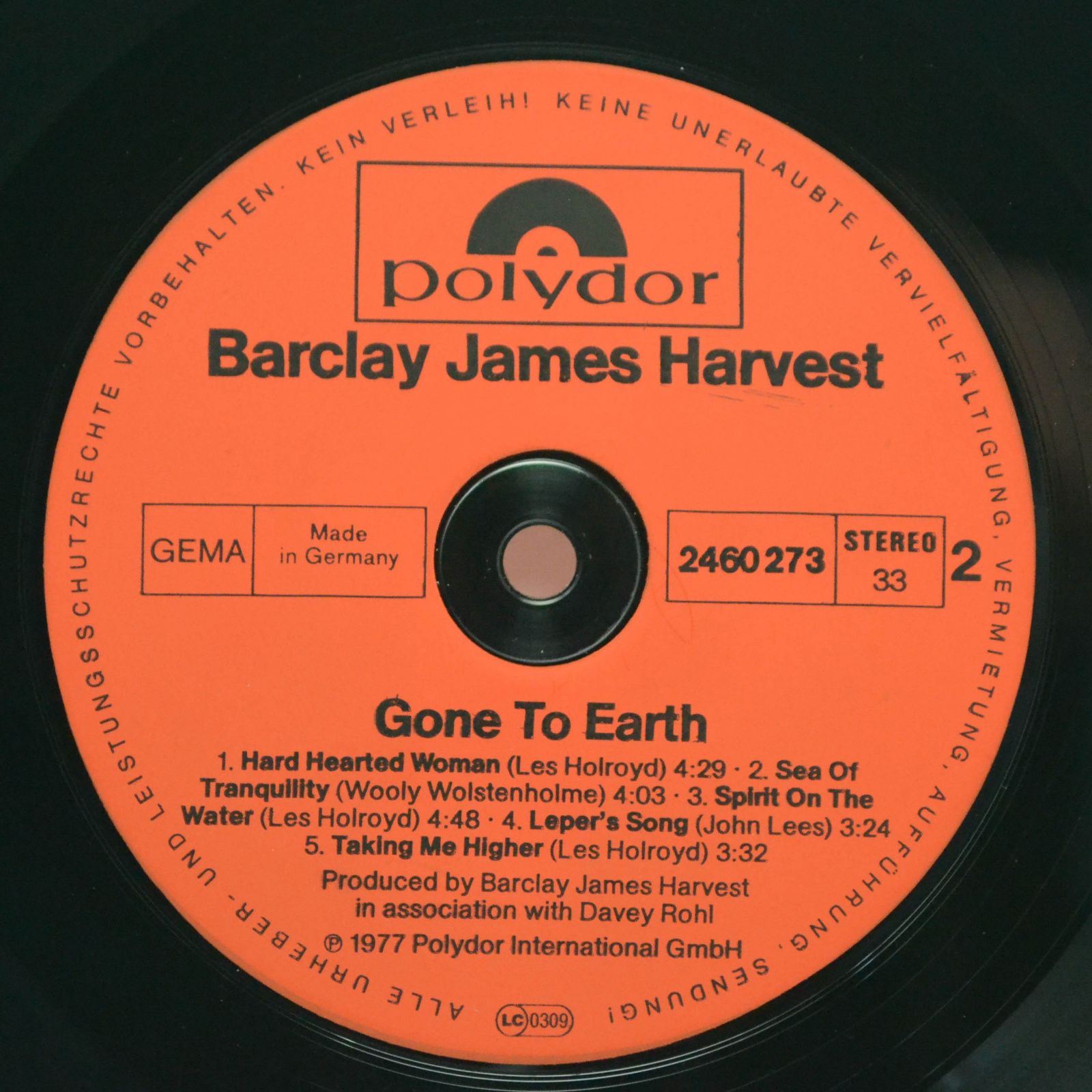 Barclay James Harvest — Gone To Earth, 1977