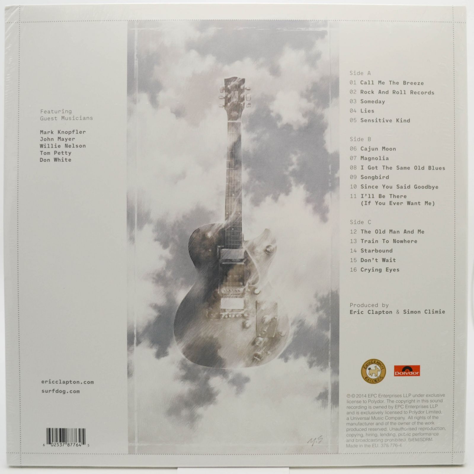 Eric Clapton & Friends — The Breeze (An Appreciation Of JJ Cale) (2LP), 2014