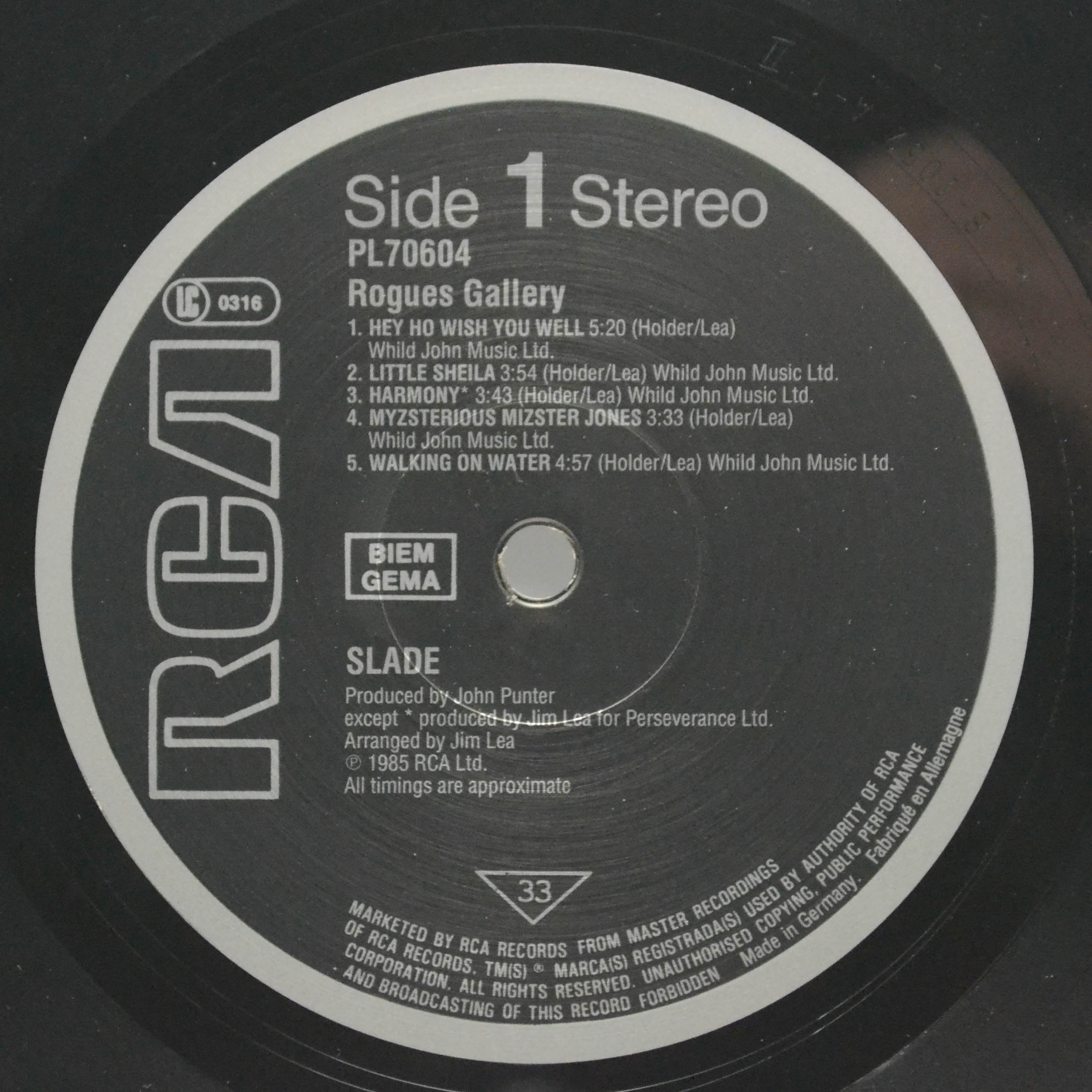 Slade — Rogues Gallery, 1985