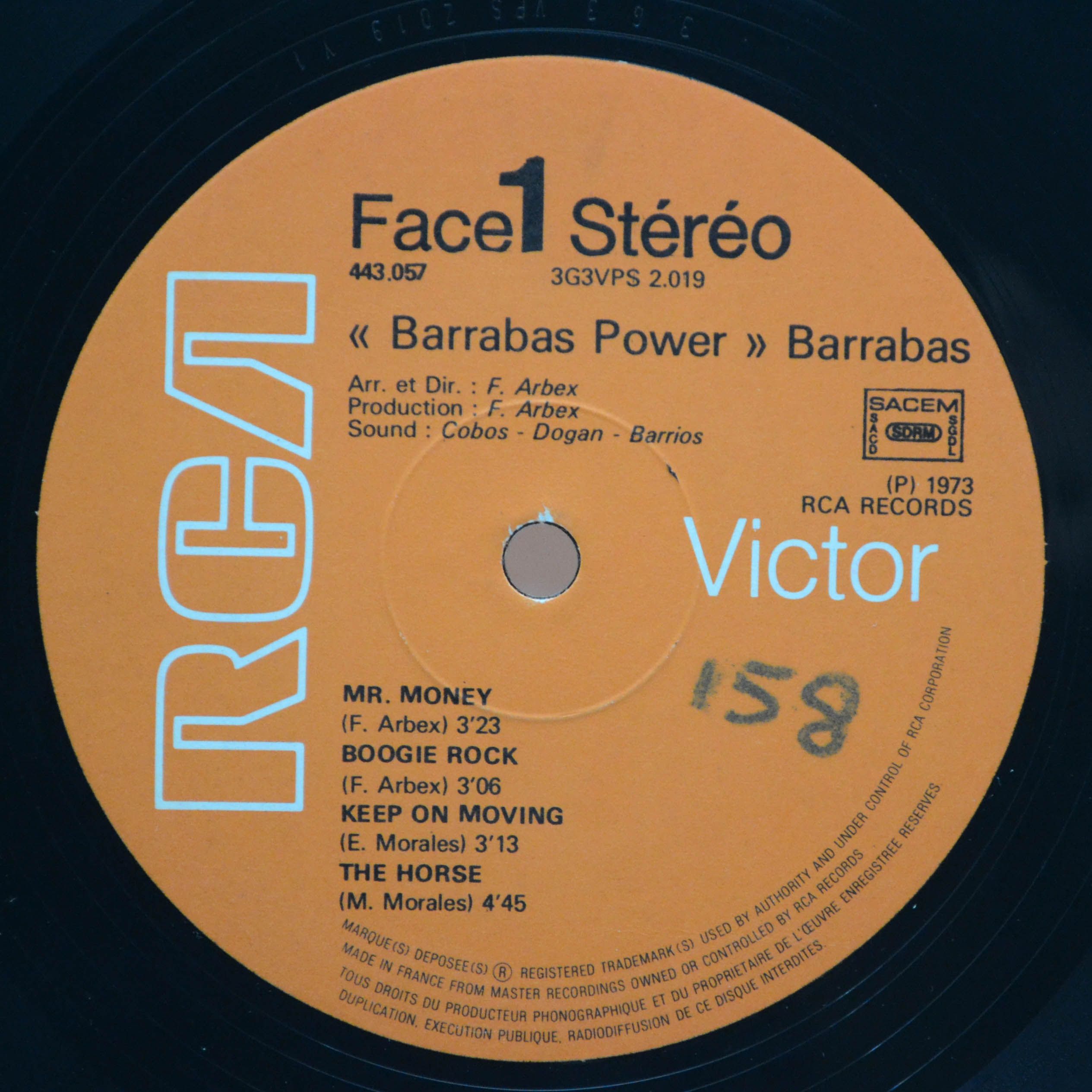 Barrabas — Power, 1973