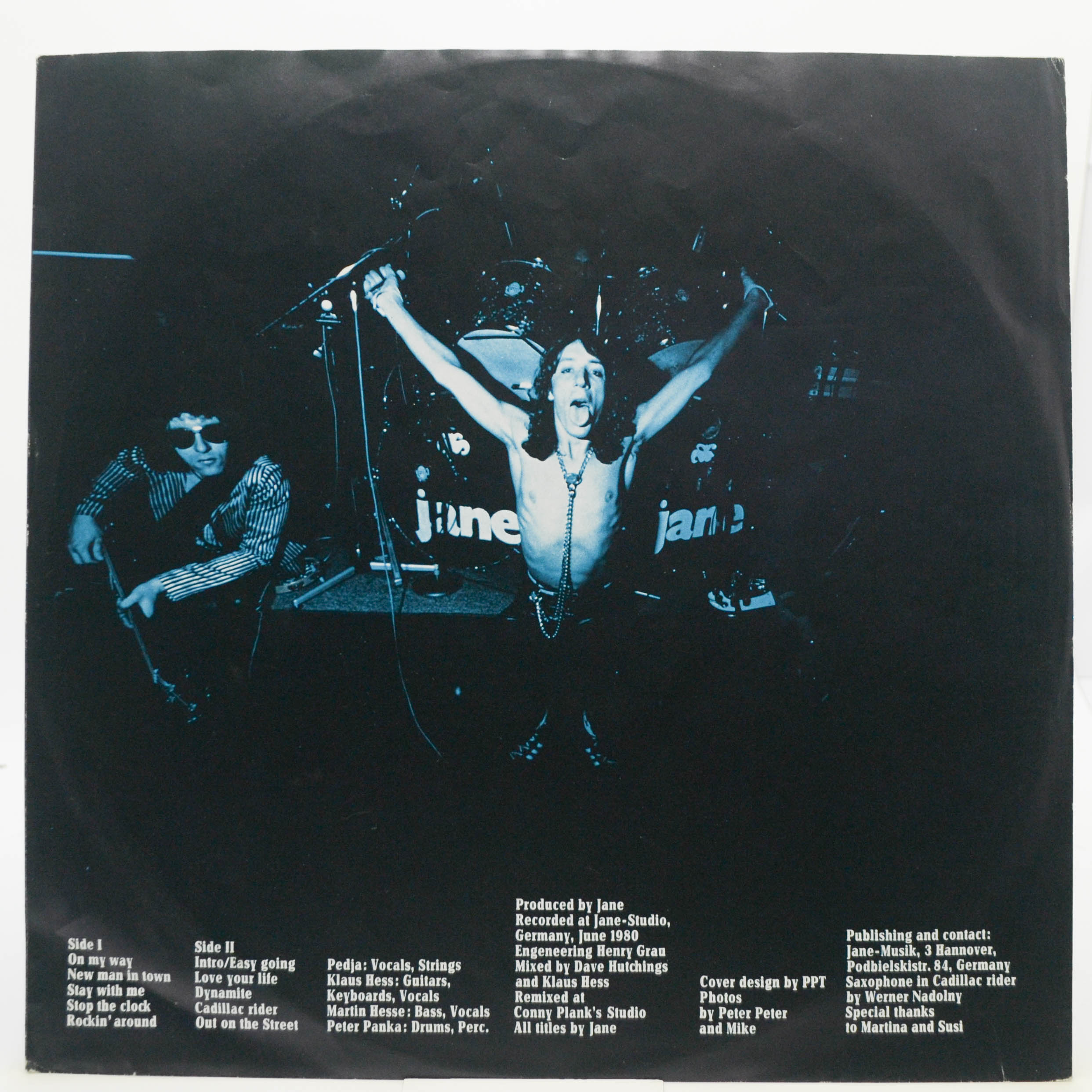 Виниловая пластинка Jane — Jane (1-st, Germany), 1980