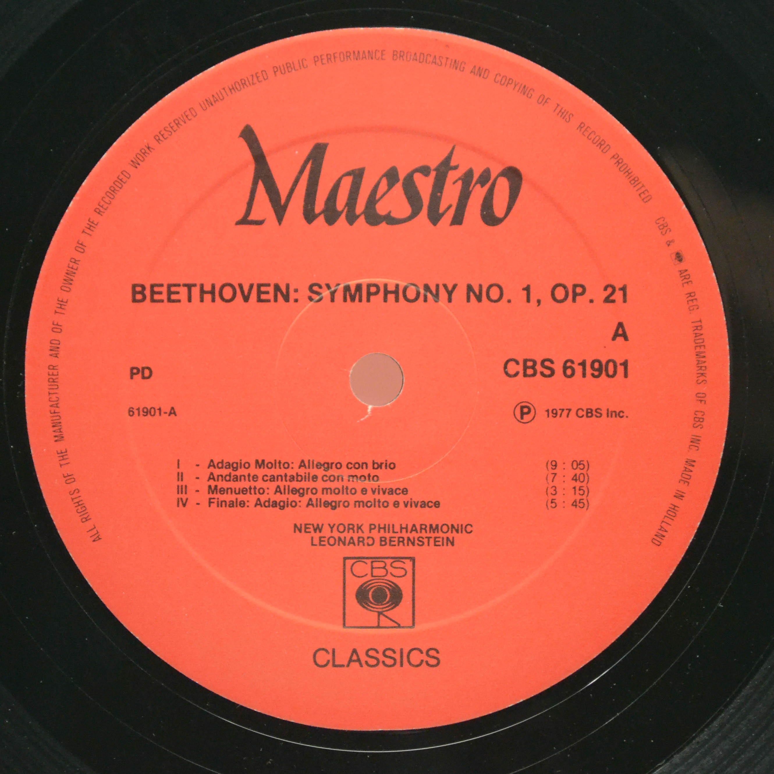 Beethoven - Leonard Bernstein, New York Philharmonic — Symphonies No.1&2, 1977