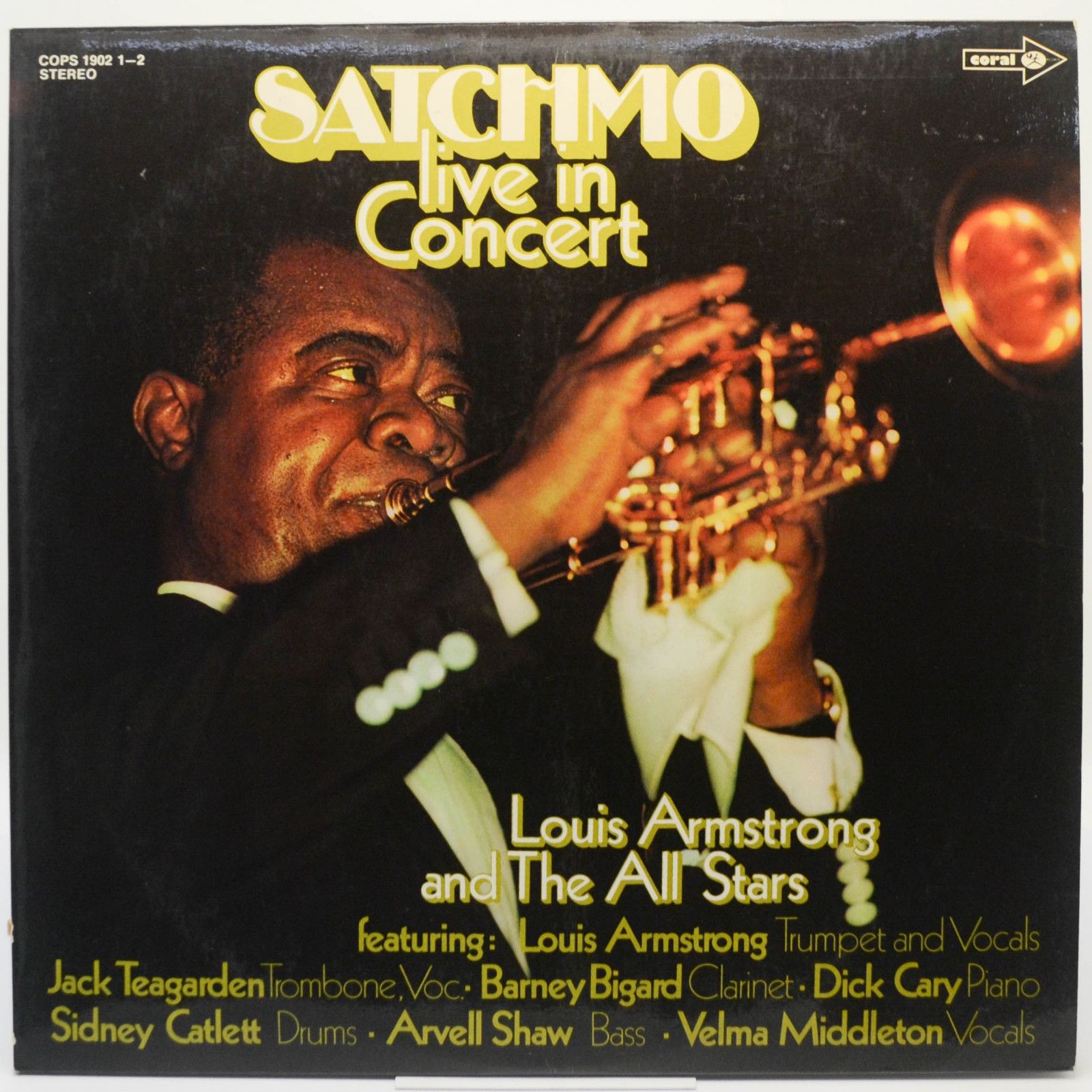 Louis Armstrong And The All Stars — Satchmo Live In Concert (2LP),