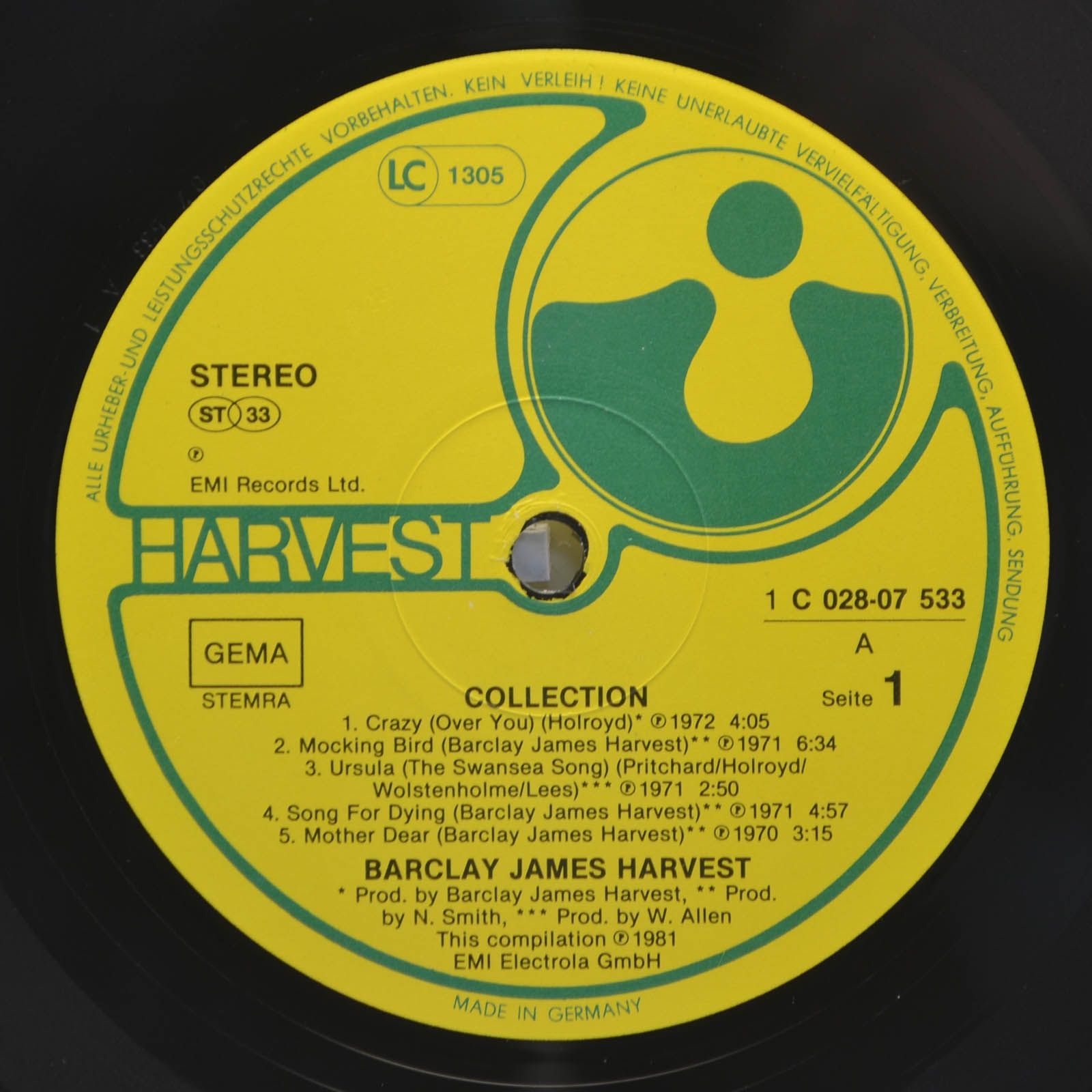 Barclay James Harvest — Collection, 1981