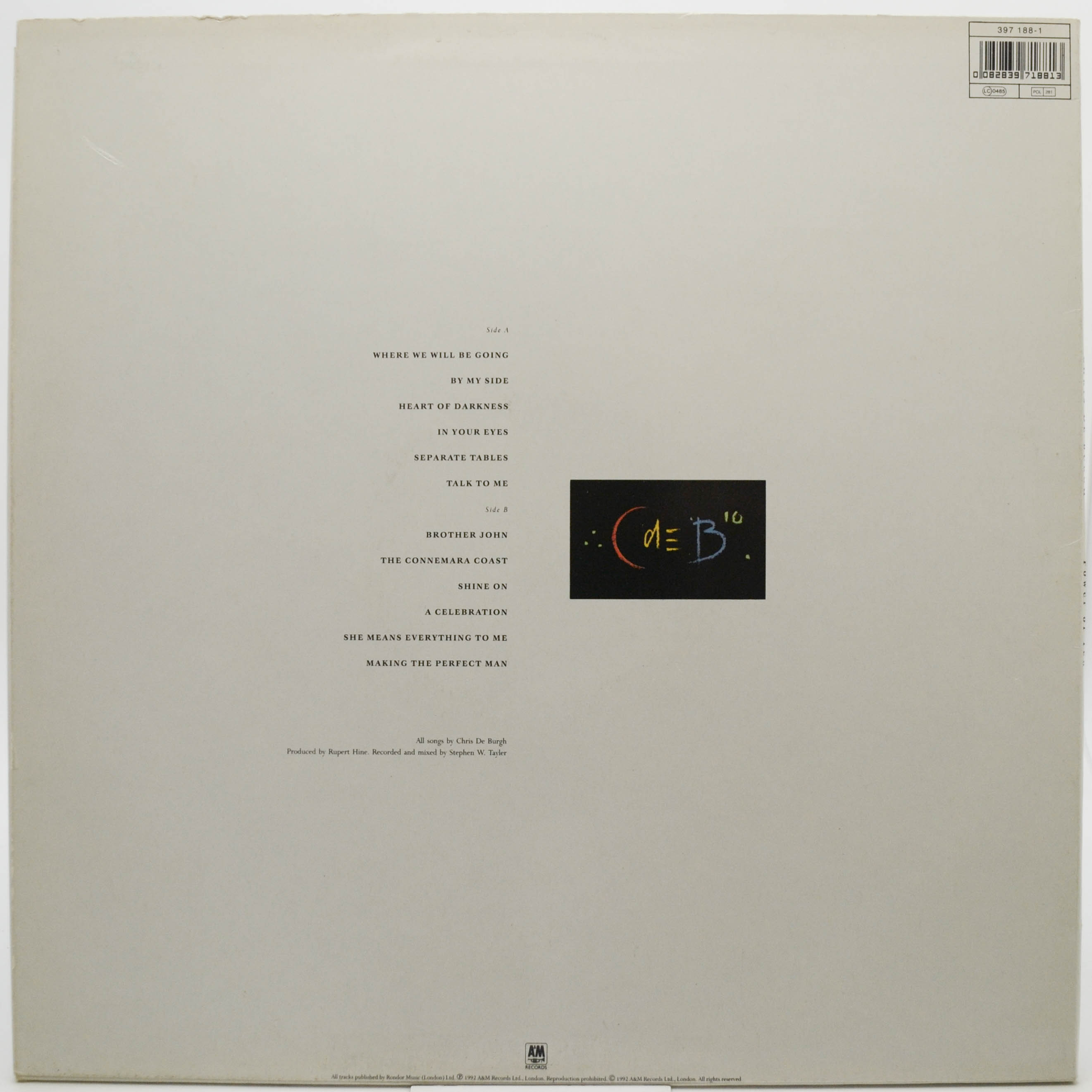 Chris de Burgh — Power Of Ten, 1992