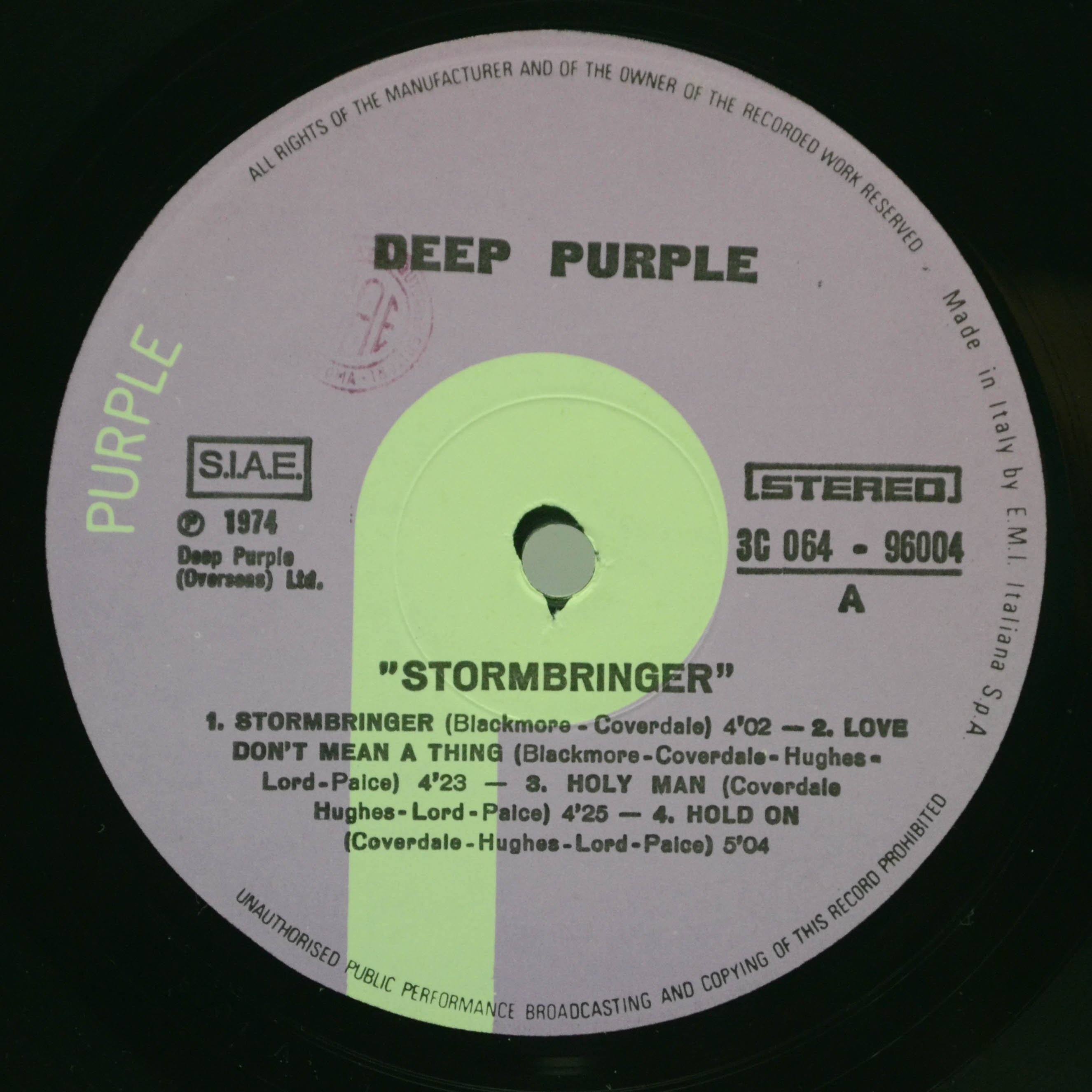 Deep Purple — Stormbringer, 1974