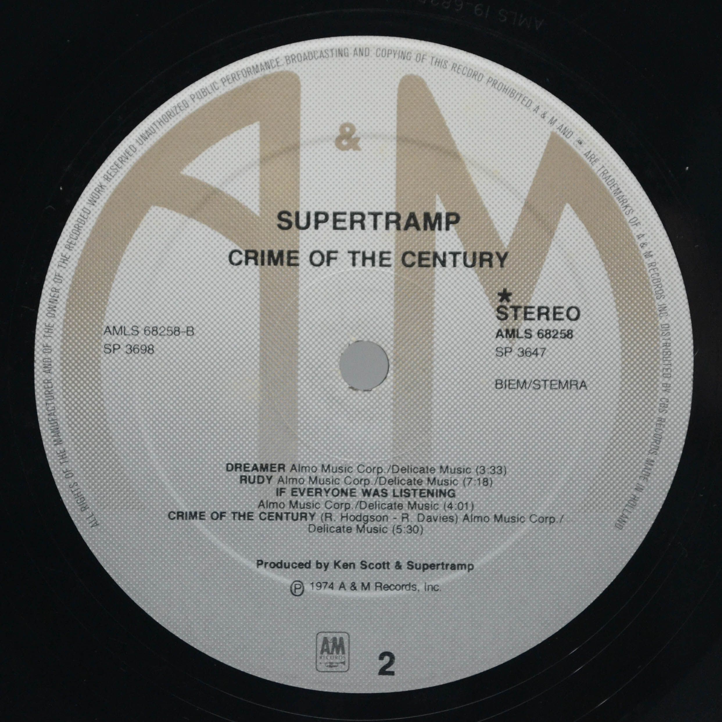 Supertramp — Crime Of The Century, 1974
