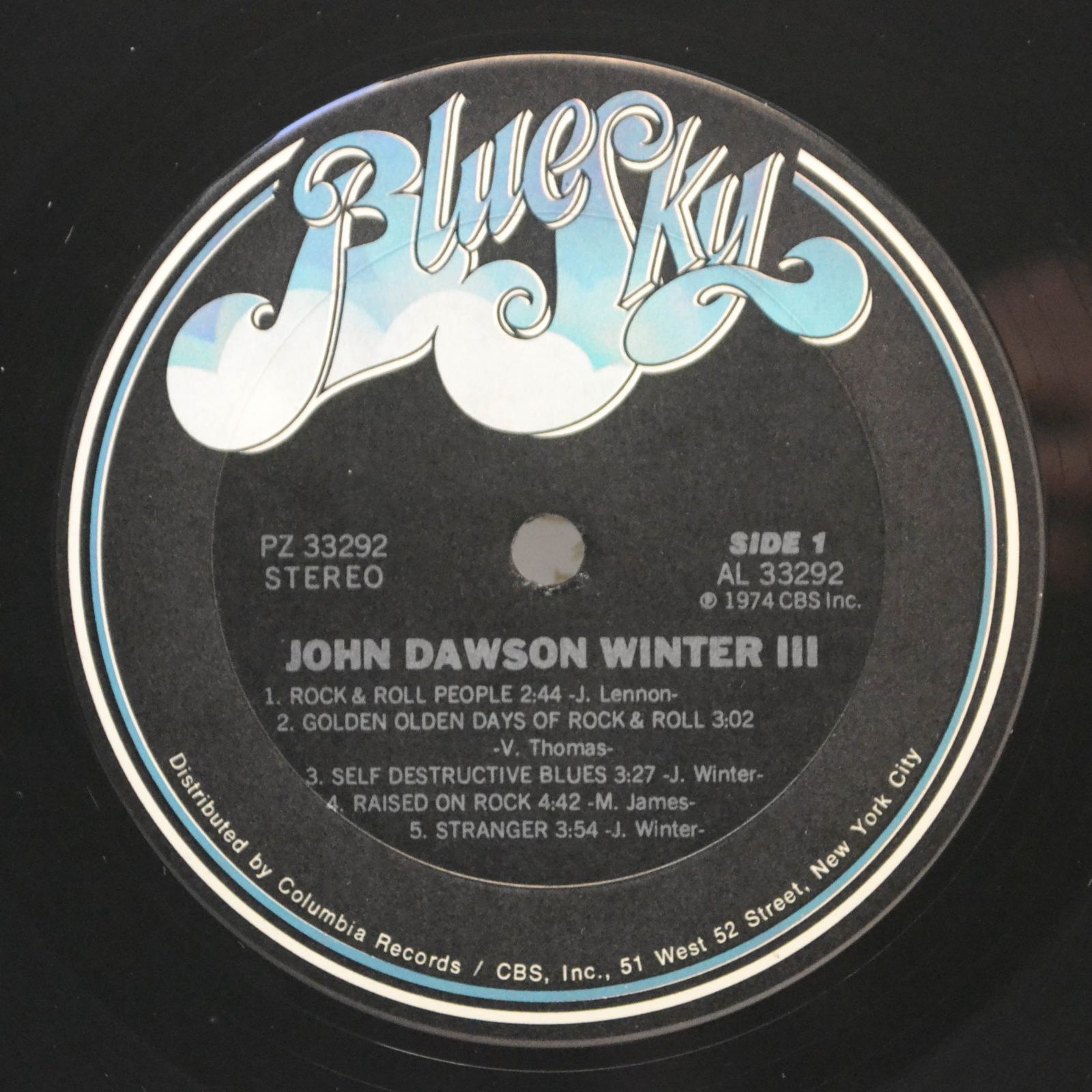 Johnny Winter — John Dawson Winter III (1-st, USA), 1974