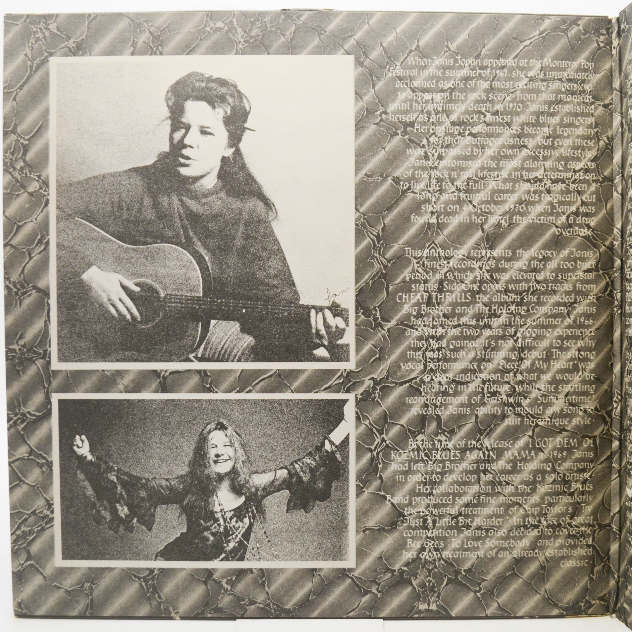 Janis Joplin — Anthology (2LP), 1980