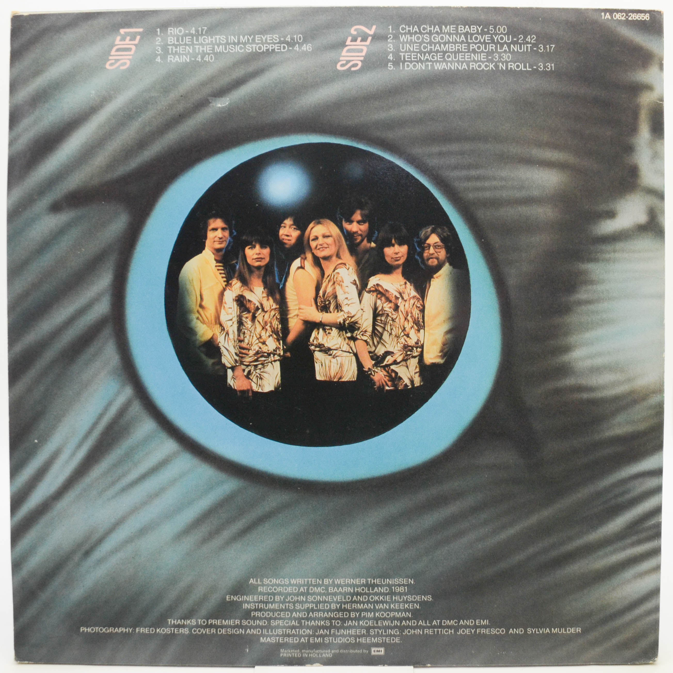 Pussycat — Blue Lights (1-st, Netherlands), 1981