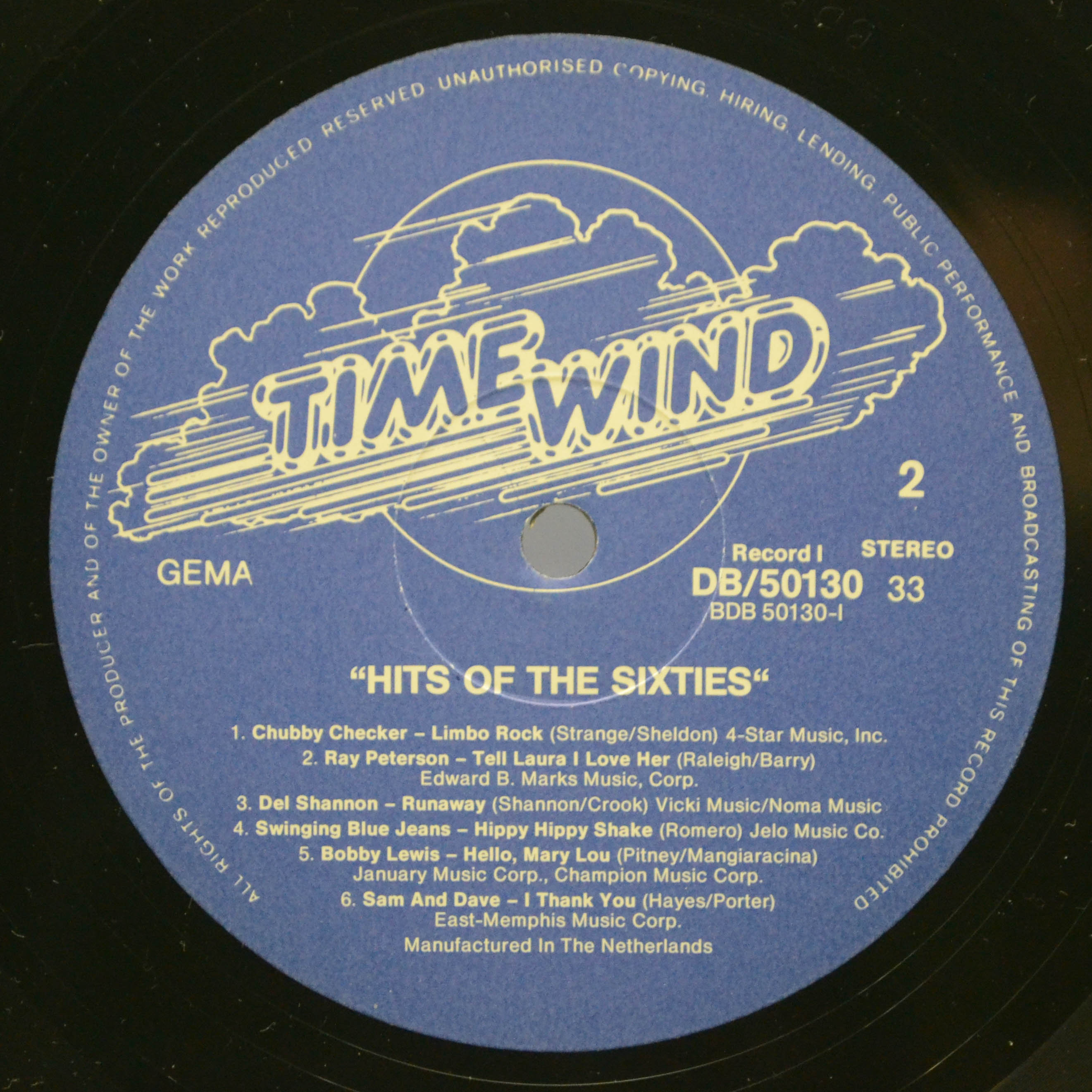 Various — Hits Of The Sixties (2LP), 1978