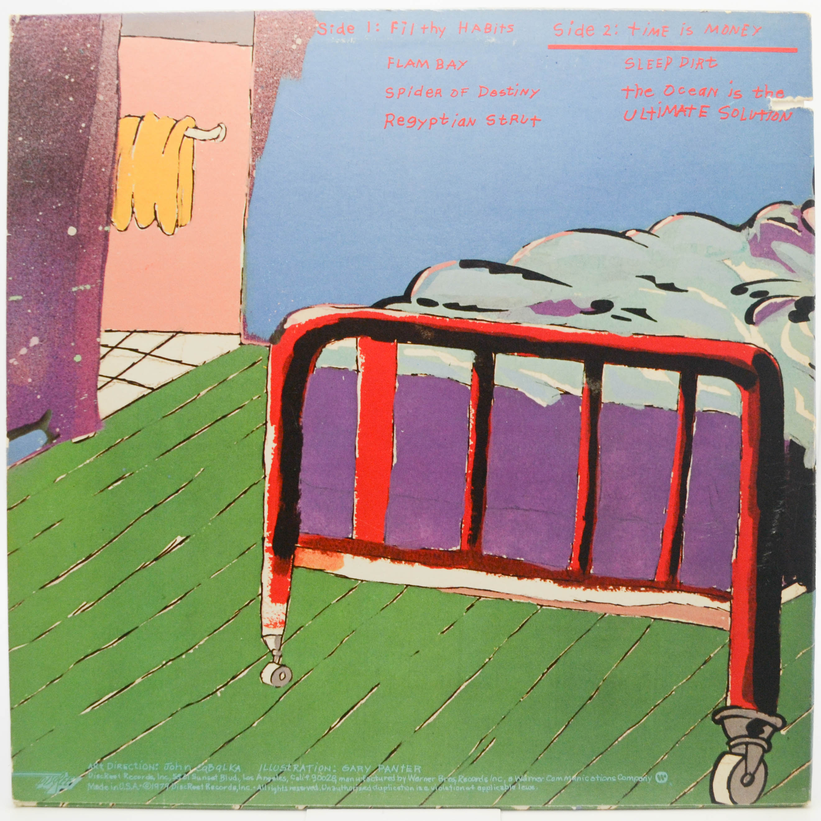 Frank Zappa — Sleep Dirt (1-st, USA), 1979